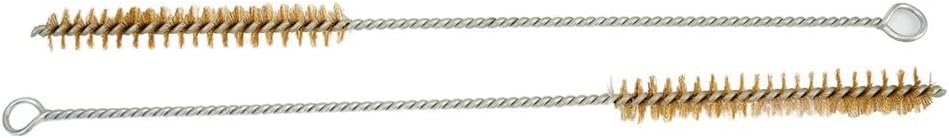 Set Mit 5 Edelstahl-reinigungsbürsten Für Rohre Mit 10–30 Mm Durchmesser, Ideal Für Schwer Zugängliche Stellen, Perfekt Zum Entfernen Von Rost Und Zur Gründlichen Rohrreinigung, 30 Cm Lang