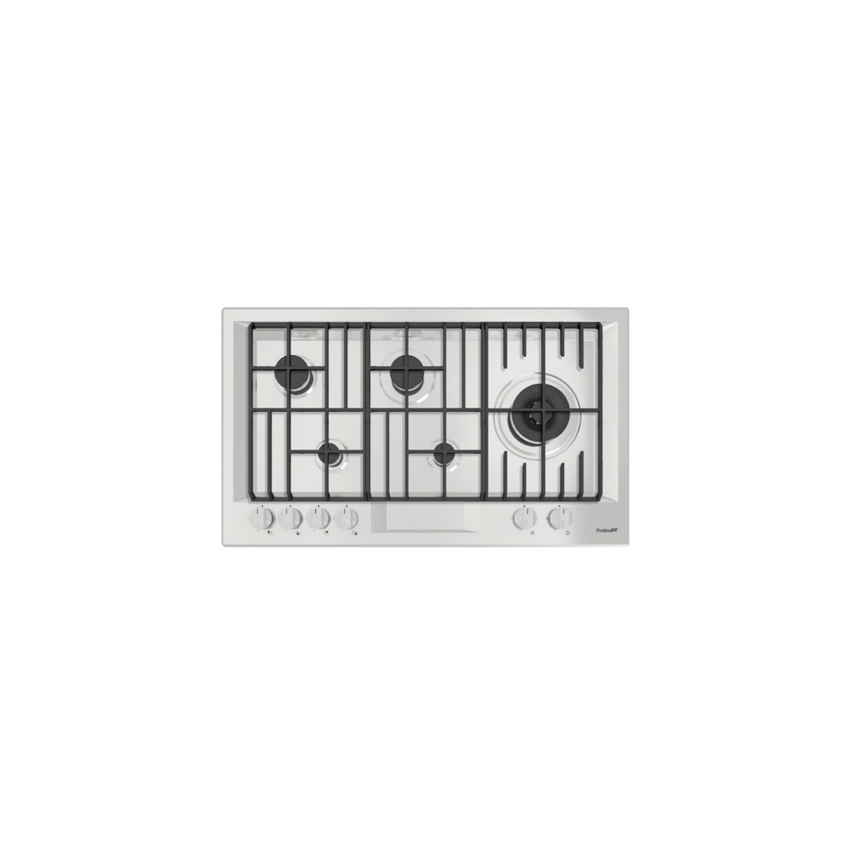 Foster Fl 5f.std Einbau-gasherd Aus Edelstahl, 5 Brenner