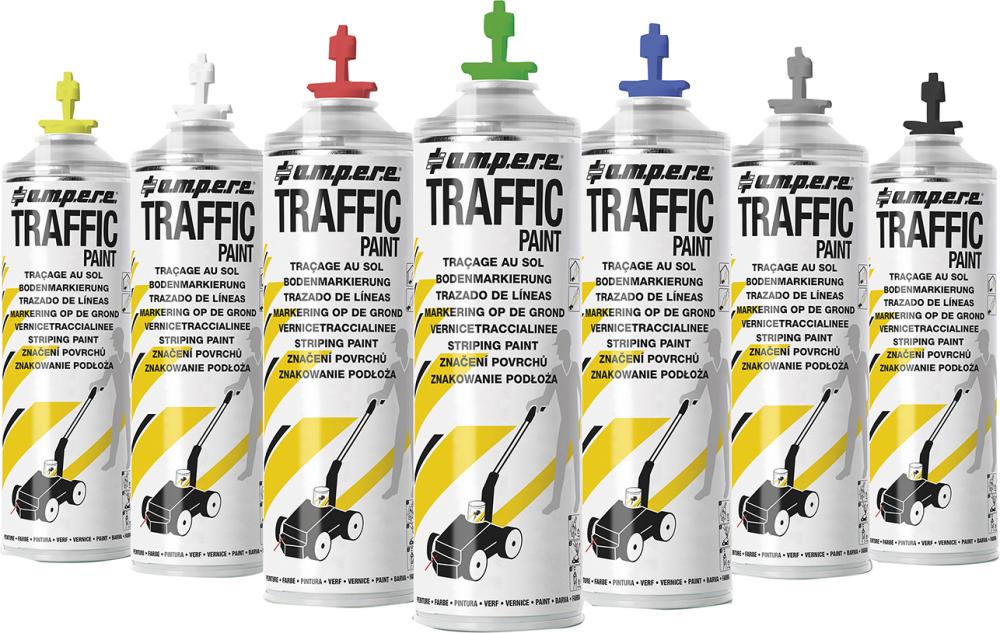 Ampere Bodenmarkierspray Traffic Paint® 500 Mlgrau