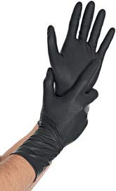 Nitrilhandschuhe Hygostar Power Grip Long Puderfrei Beständig