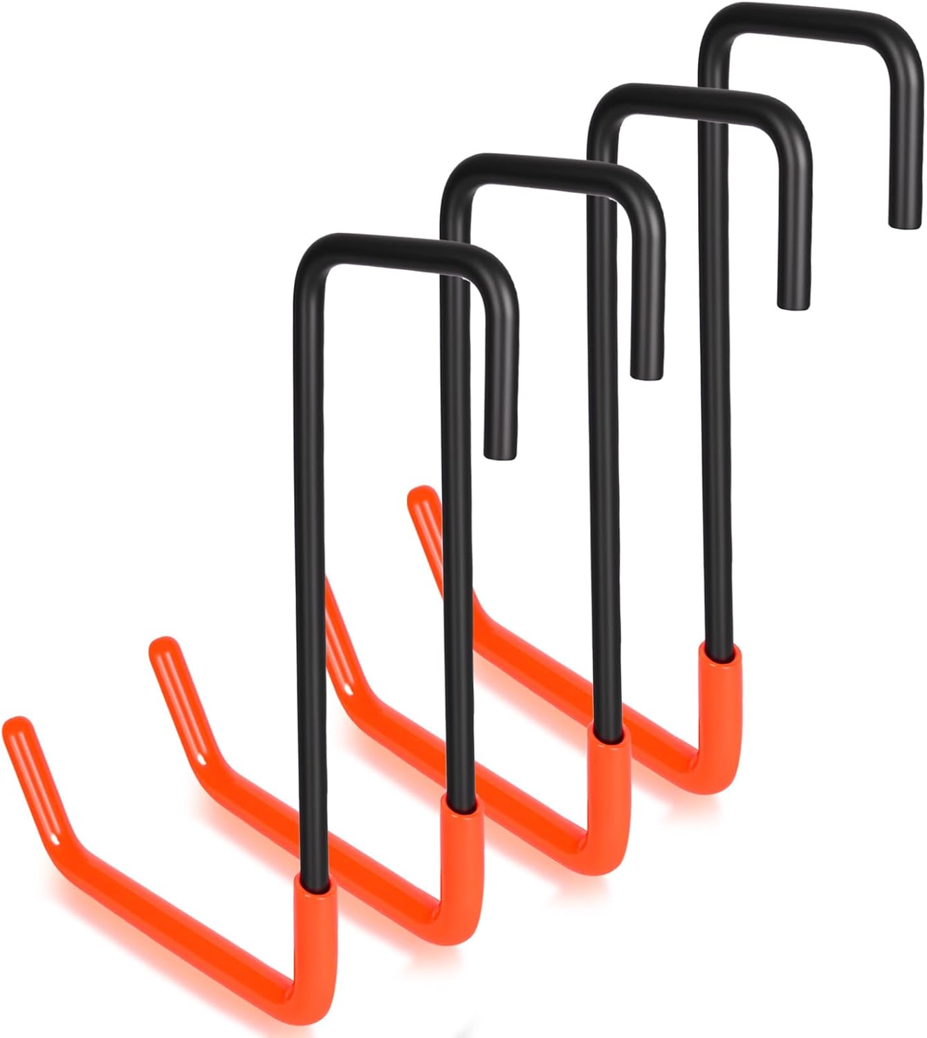 Set Mit 4 Großen Garagenhaken – Robuste Haken – Für Leitern, Gartengeräte, Fahrräder – Für Deckenbalken