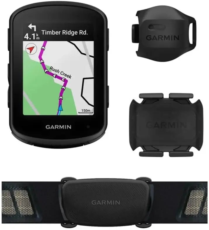 [neuwertig] B-ware Garmin Fahrradcomputer Tacho Edge 840 Bundle Sensor Hrm Brustgurt Set Schwarz