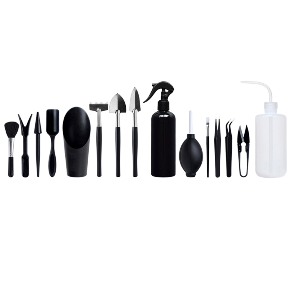 15-teiliges Set Robuster Gartengeräte, Mini-gartengeräte, Handwerkzeug-set, Gartengeräte-set, Gartengeschenke