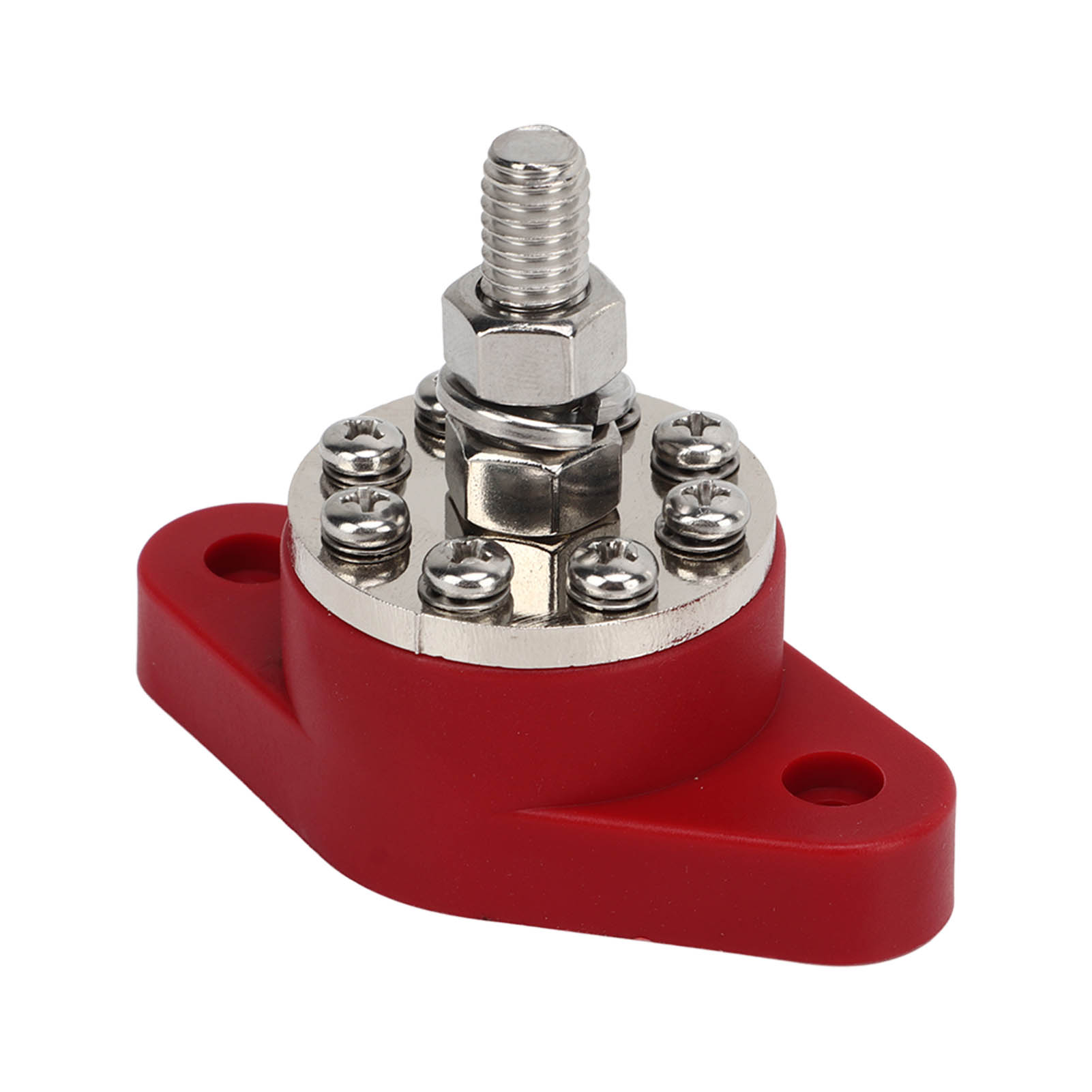 M10 Stromverteilerblock, Sammelschiene, Maximaler Strom 3/8 Zoll Batterieanschlussblock, Bolzenanschluss, Sammelschiene 300 A