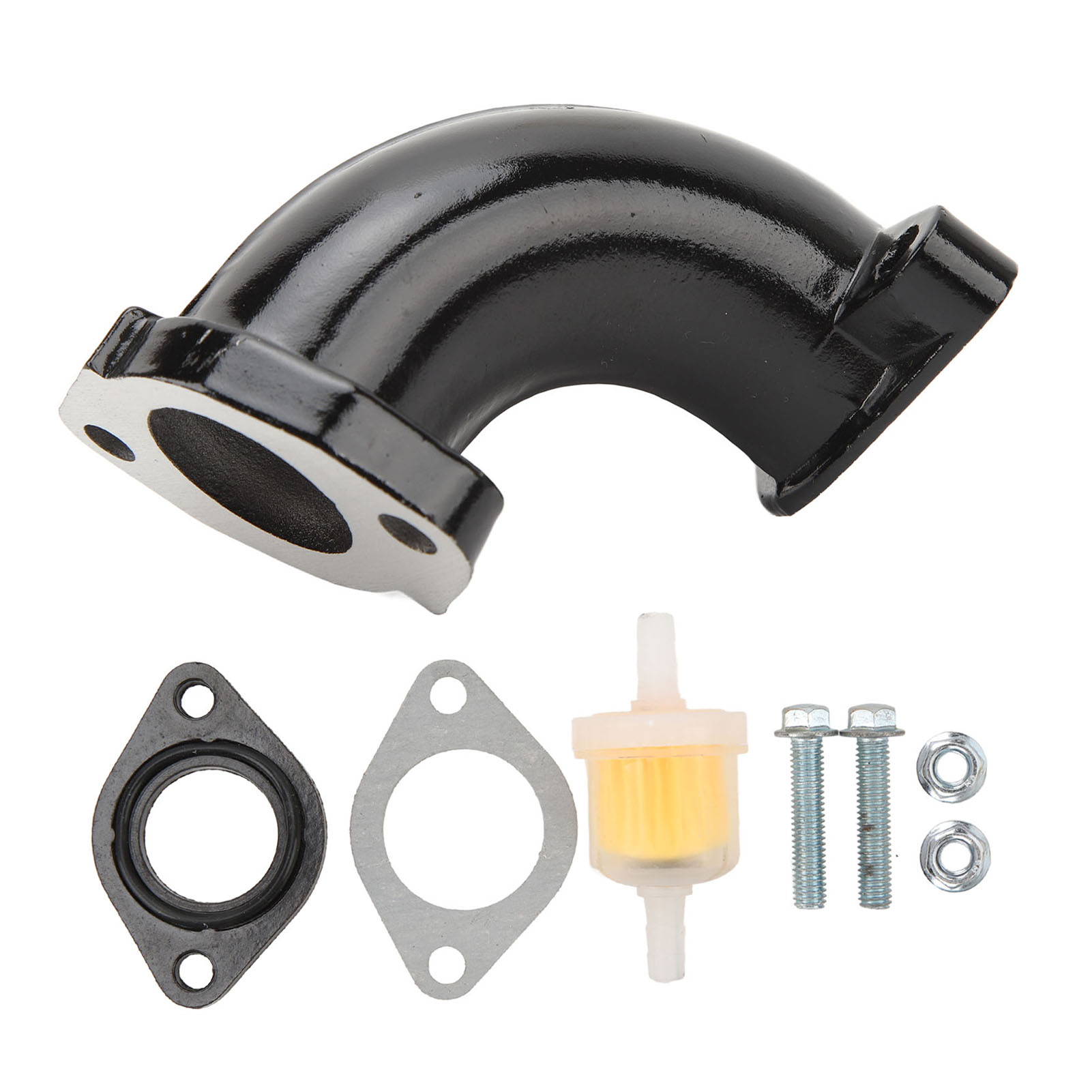 26-mm-ansaugkrümmer-dichtungssatz Aus Stahllegierung Mit Kraftstofffilter Für 110-cm³-, 125-cm³-, 140-cm³- Und 150-cm³-atvs, Pitbikes Und Dirtbikes