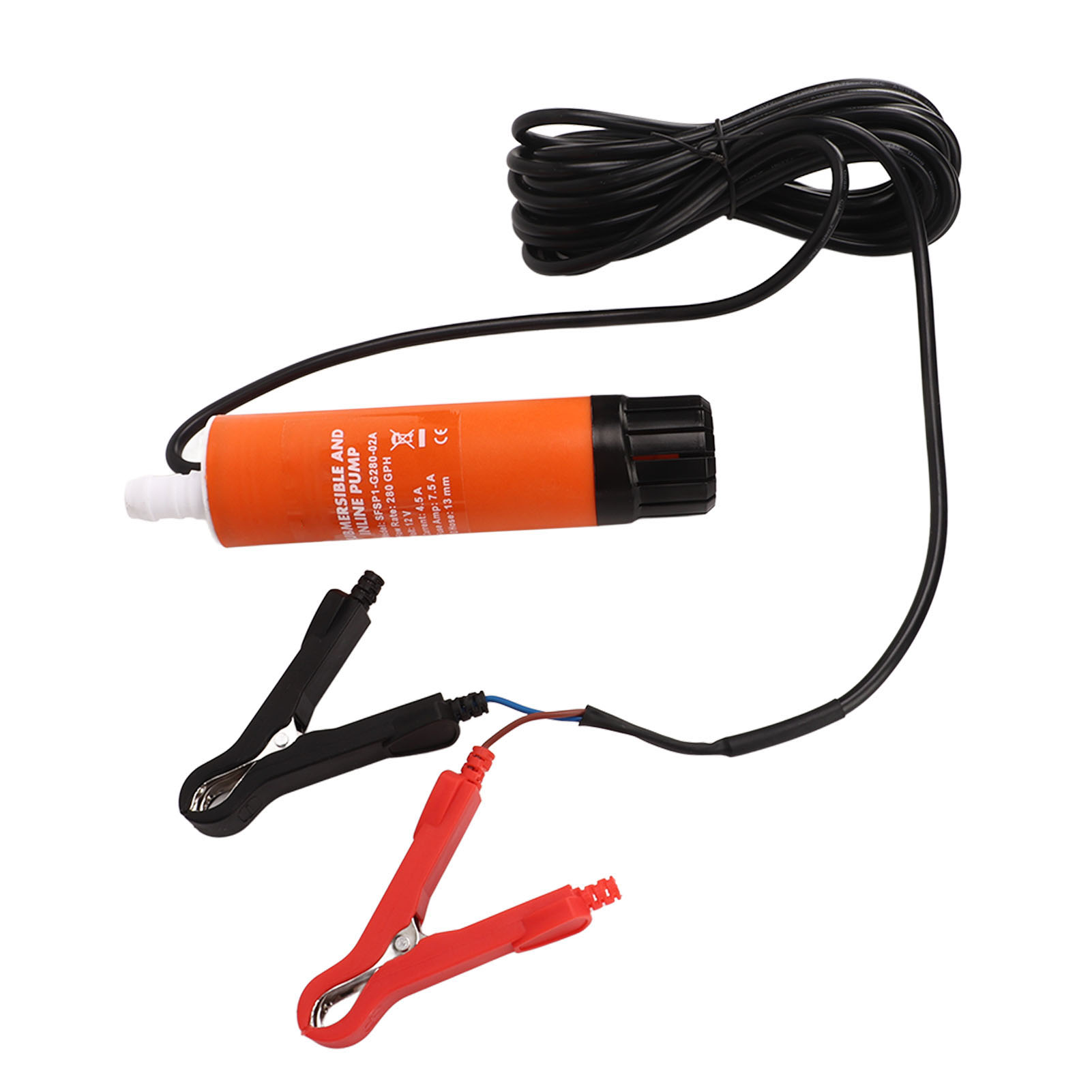 12v Bootsbilgepumpe, 280 Gph, Geräuscharme, Tragbare Inline-tauchpumpe Für Wohnmobile, Yachten Und Boote