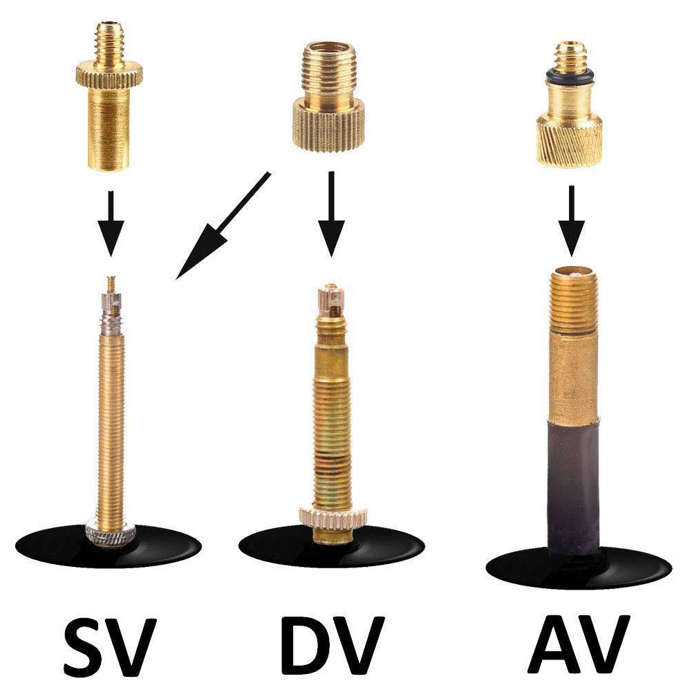 15 Stück Fahrradventiladapter Für Sv-, Av- Und Dv-ventile An Aufblasbaren Fahrrädern Und Ballons