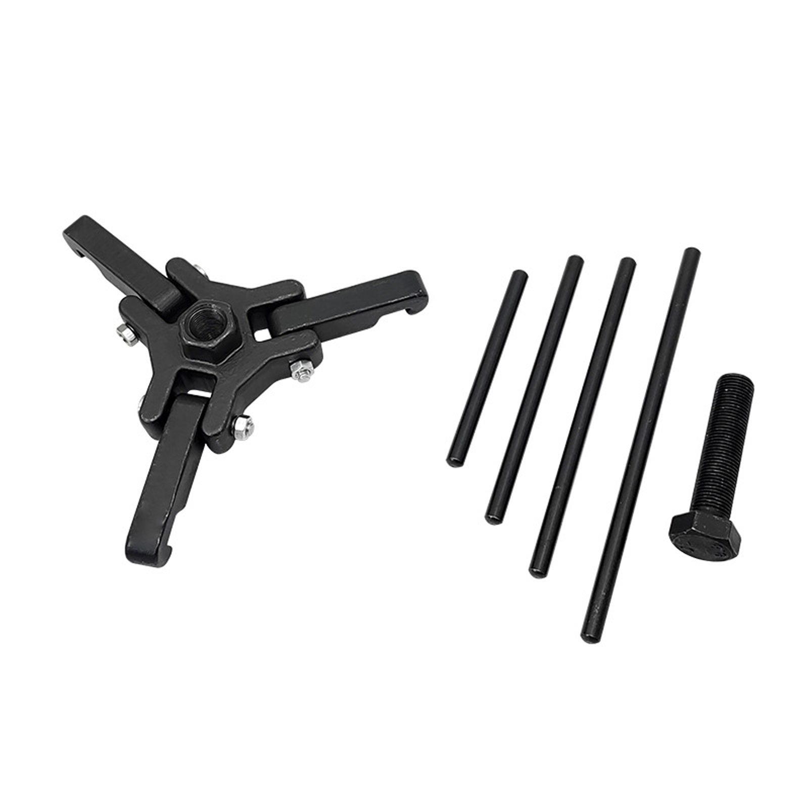Schwingungsdämpfer-abzieher, 3-backen-kurbelwellenriemenscheiben-abzieher, Schwingungsdämpfer-lenkradabzieher-set Für 3/8-zoll-vierkantantriebe