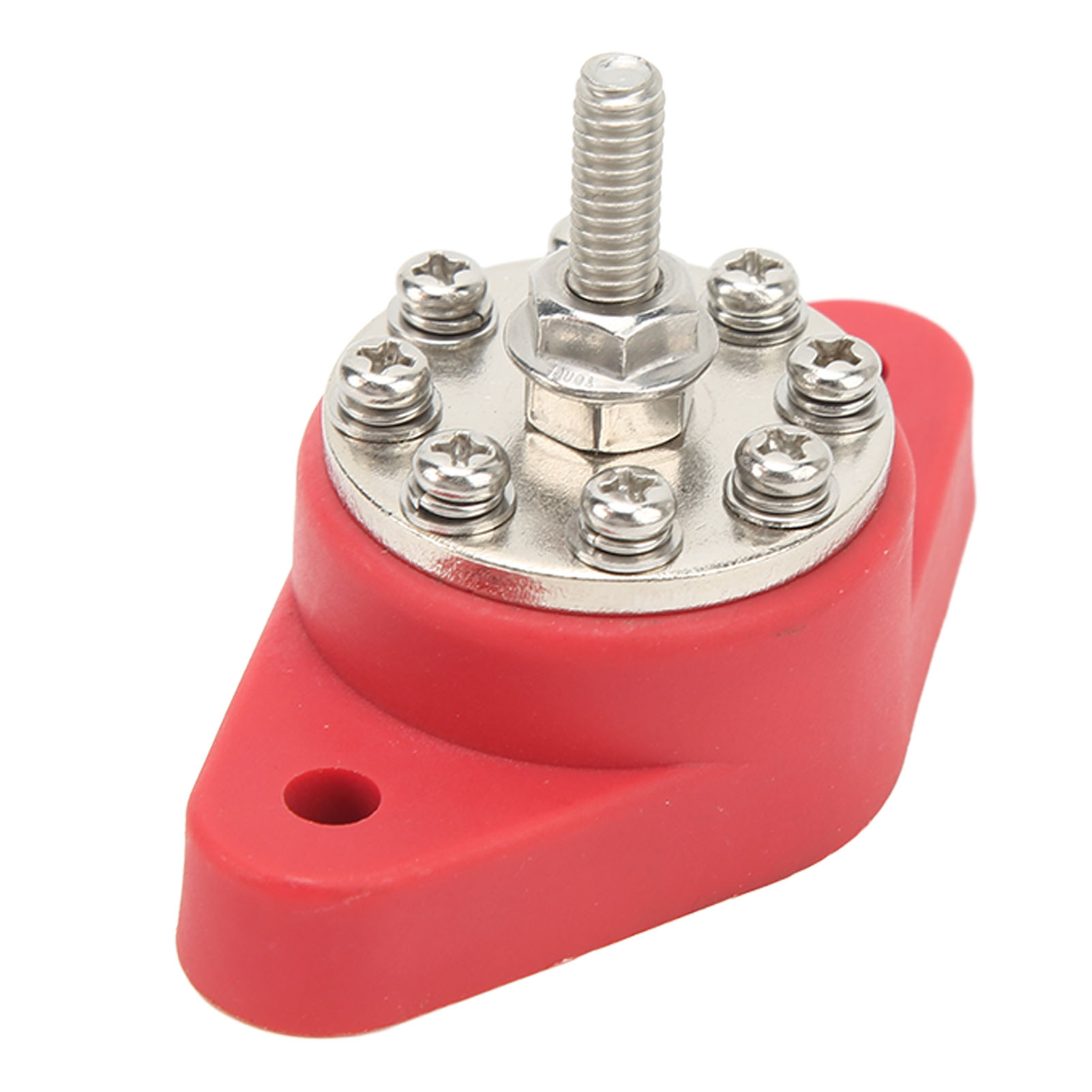 Stromverteilerblock Mit 8 Anschlüssen (1/4 Zoll M6), 12 V–48 V, Universelle Marine-sammelschiene Für Auto, Boot, Wohnmobil, Lkw