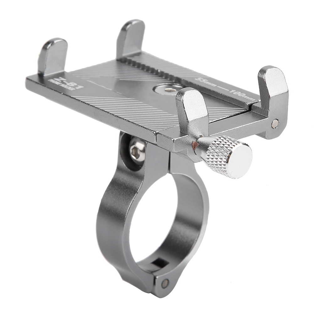 Verstellbare Handyhalterung Aus Aluminium Für Fahrradlenker, Titan