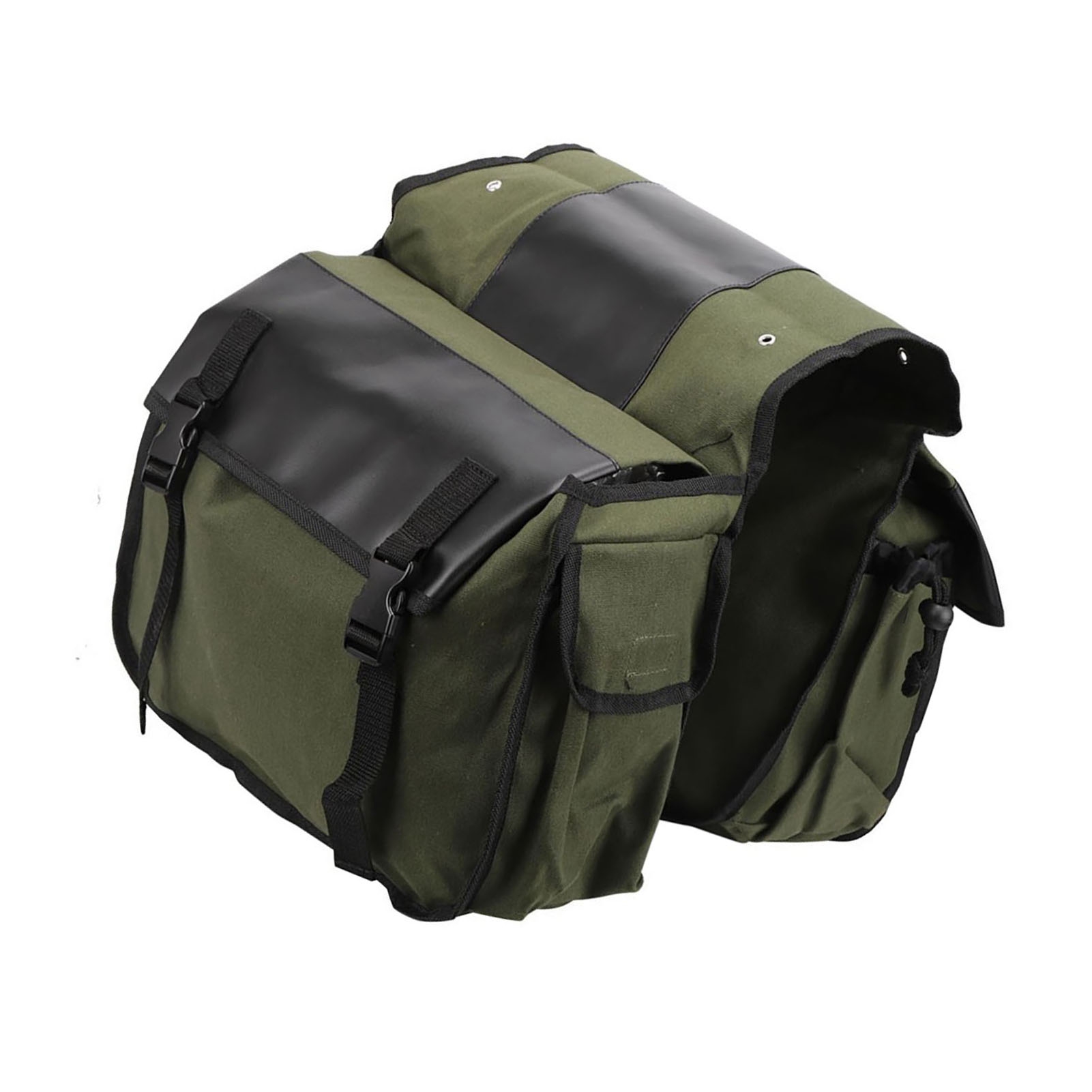 Fahrrad-seitentaschen, Canvas-fahrradtasche, Satteltasche Mit Großem Fassungsvermögen, Gepäckträger Für Fahrräder Im Freien