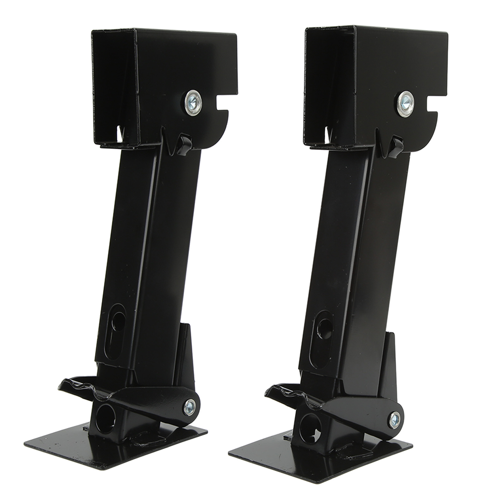 2 Stück Stabilisierungs-stützfüße Aus Eisen, 650 Lb Tragkraft, 1000 Lb Hubkapazität, Teleskopierbar, Verstellbar, Schwenkbar, Absenkbare Ausleger