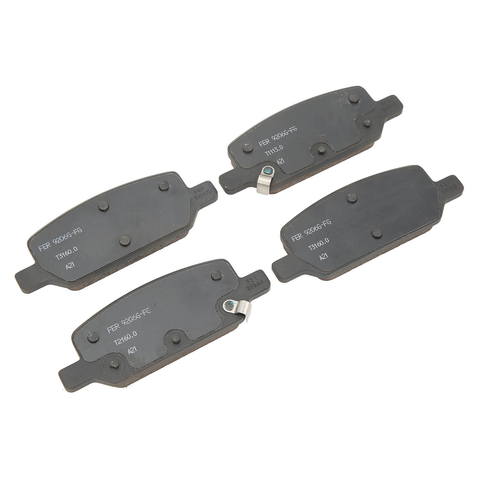 Hinterrad-bremsbelagsatz 8008212 00 A, Bremsbeläge Aus Aluminiumlegierung, Ersatz Für Tesla Model 3 Ab Baujahr 2017
