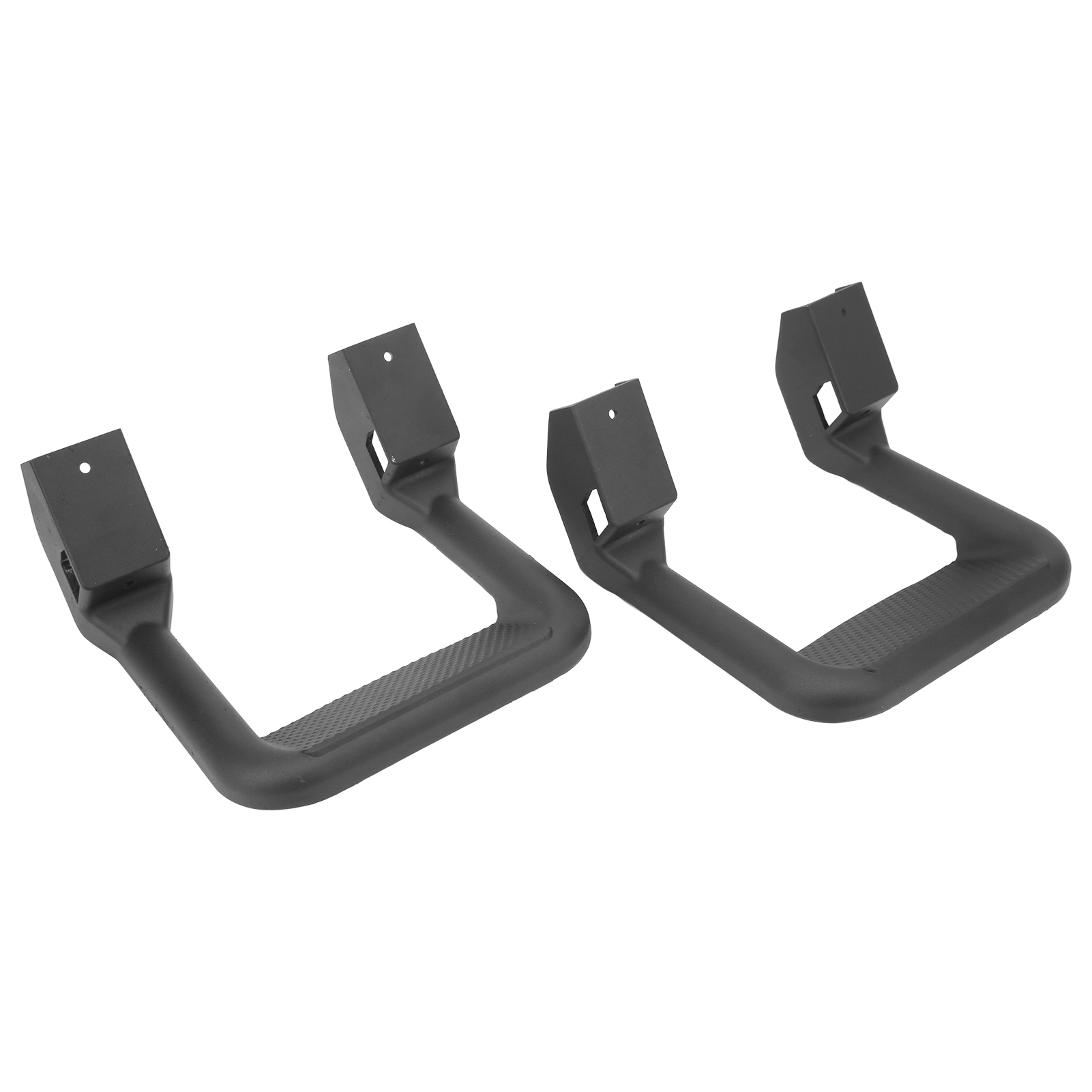 Trittbrett-set Für Lkw, Schwarz Pulverbeschichtet, Robuste, Rutschfeste Trittfläche Aus Aluminiumguss, Universell Passend, Ersatz Für Chevy