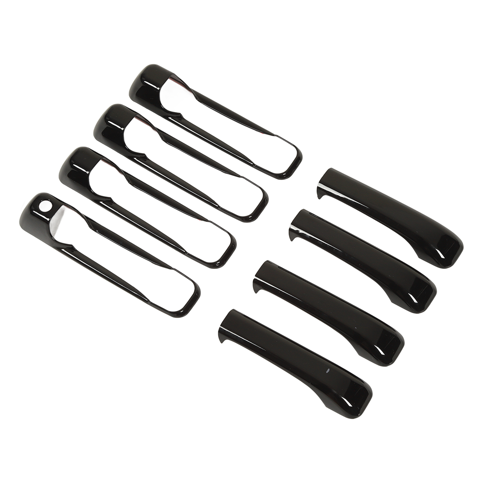 8-teiliges Set Türgriffabdeckungen Außen, Glänzend Schwarz, Ersatz Für Dodge Ram 1500, 2500, 3500, 4500 Und 5500