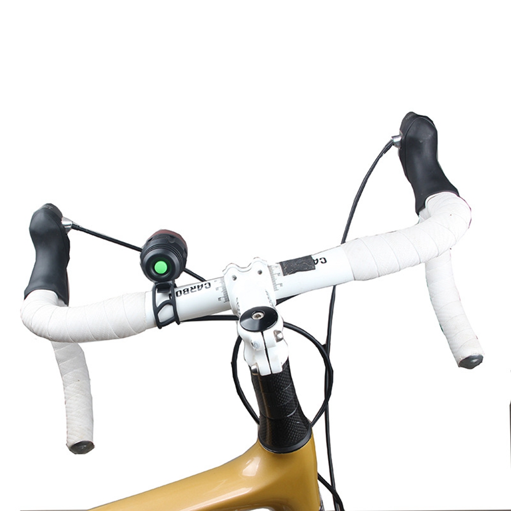 Fahrrad-frontlicht, Led-lenkerscheinwerfer, Wasserdichte Fahrrad-stirnlampe (schwarz+gelb)