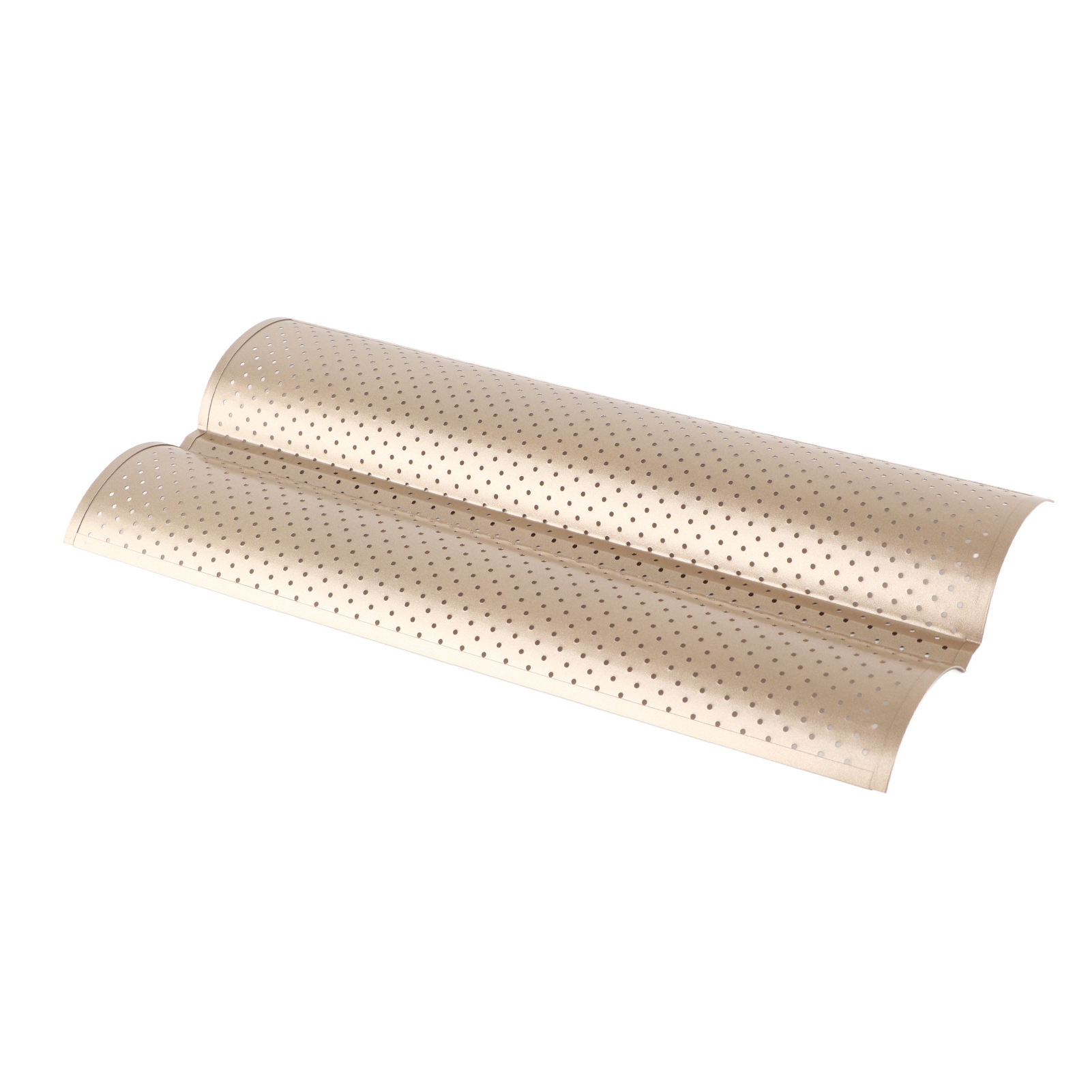 Baguetteform Mit 2 Schlitzen, Antihaftbeschichtet, Lebensmittelechter Kohlenstoffstahl, Perforiertes Design, Französische Baguette-backform Für Zu Hause