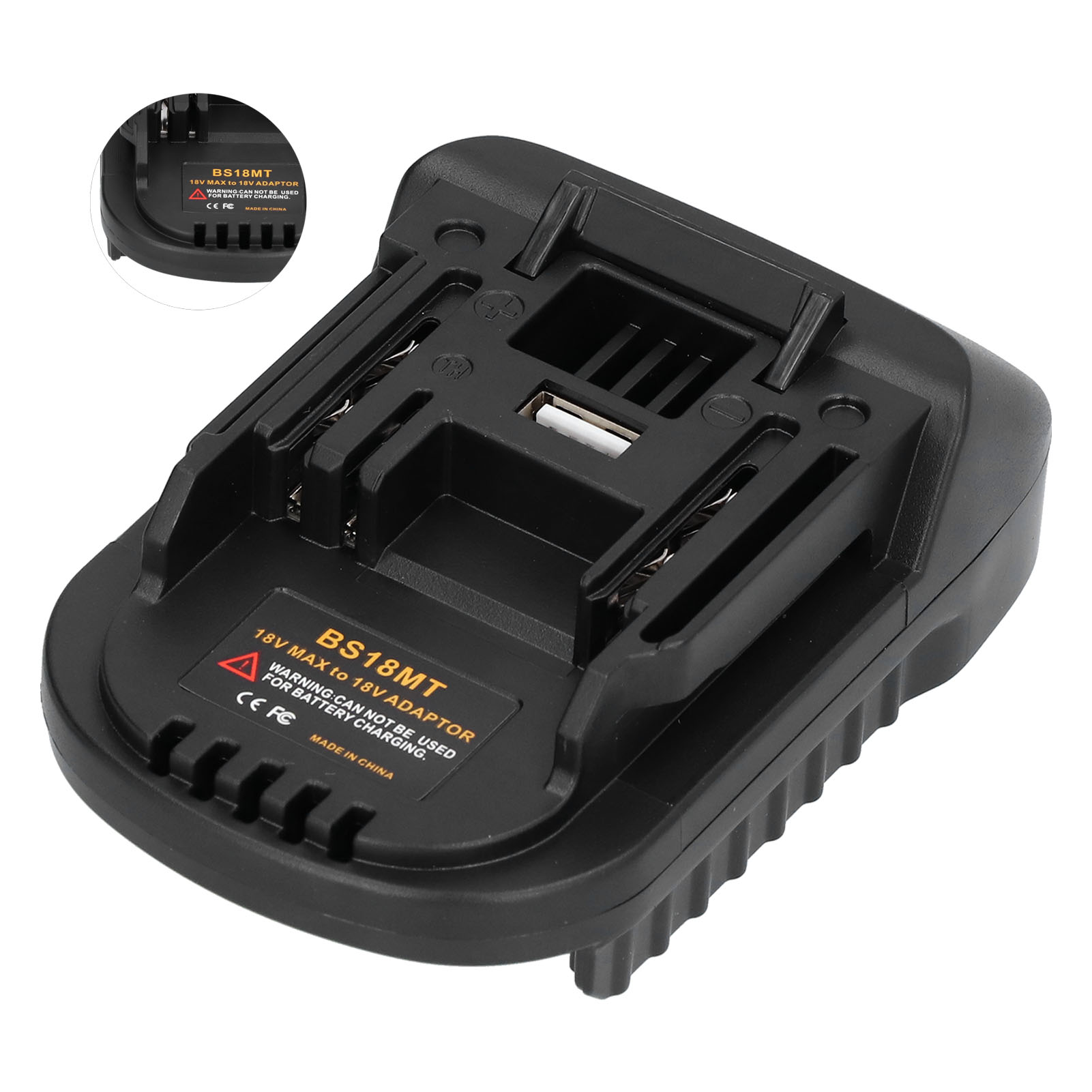 Bs18mt Akku-konverteradapter Für Makita 18v-werkzeuge, Kompatibel Mit Bl1830, Bl1840, Bl1850, Bl1860 Und Bl1830b, Universeller Ersatz