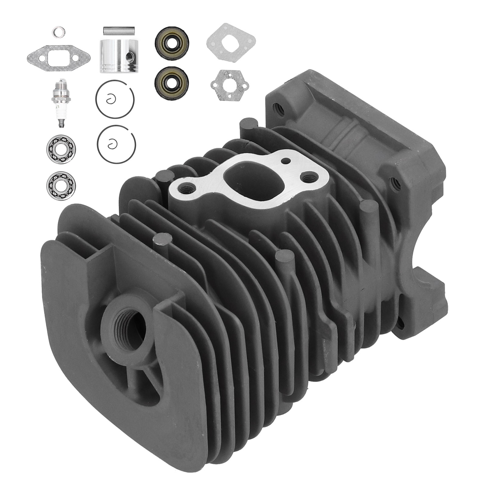Zylinder- Und Kolbensatz (41,1 Mm) Für Partner Poulan 350, 351, 390, 420, 2150, 2250, 2450, 2550 Kettensägen