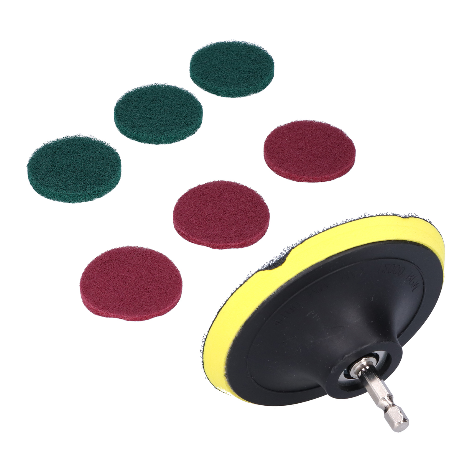 Set Mit 4 Selbstklebenden Schleifscheiben Zum Polieren Von Holzmöbeln, Schleifpads, Poliertücher Für Zuhause
