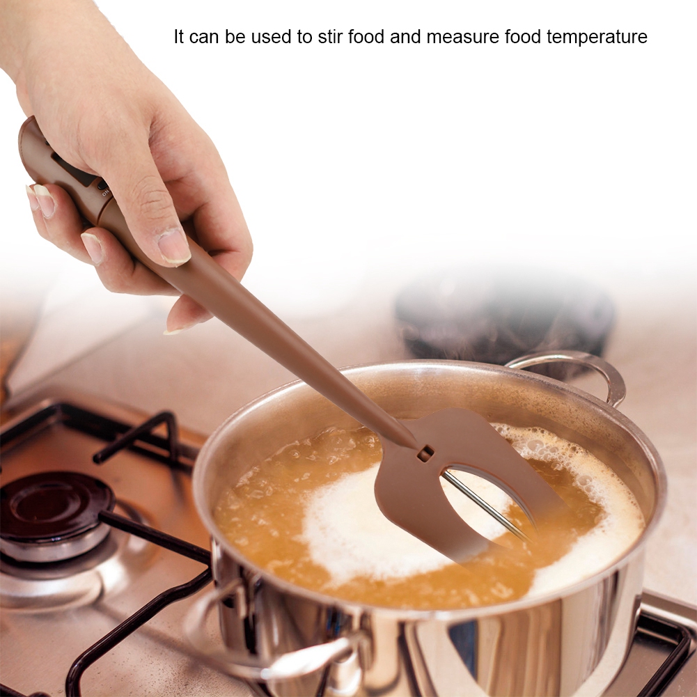 Langlebiger Und Sicherer Silikon-lebensmittelspatel, Elektrisches Thermometer Für Kaffeemixer, Robustes Küchenaccessoire