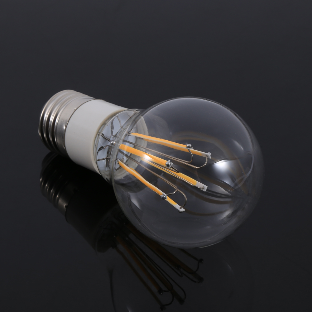 E27 12v 6w Cob-filament-led-lampe, Warmweiß, 360° Abstrahlwinkel, Nicht Dimmbar, 1 Stück, Energieeffiziente Dekorationslampe