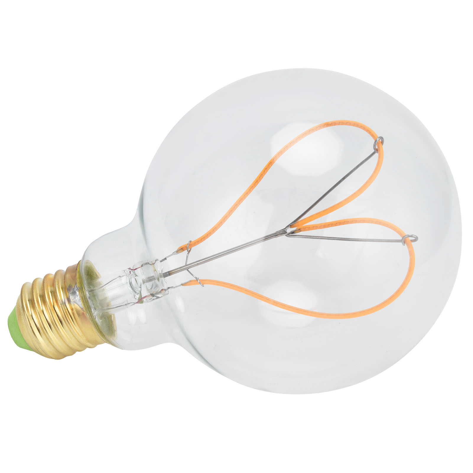 Retro G95 Herzförmige Led-lampe, E27 4w 110v, Dimmbar, Warmes Licht Für Schlafzimmer, Café, Dekoration
