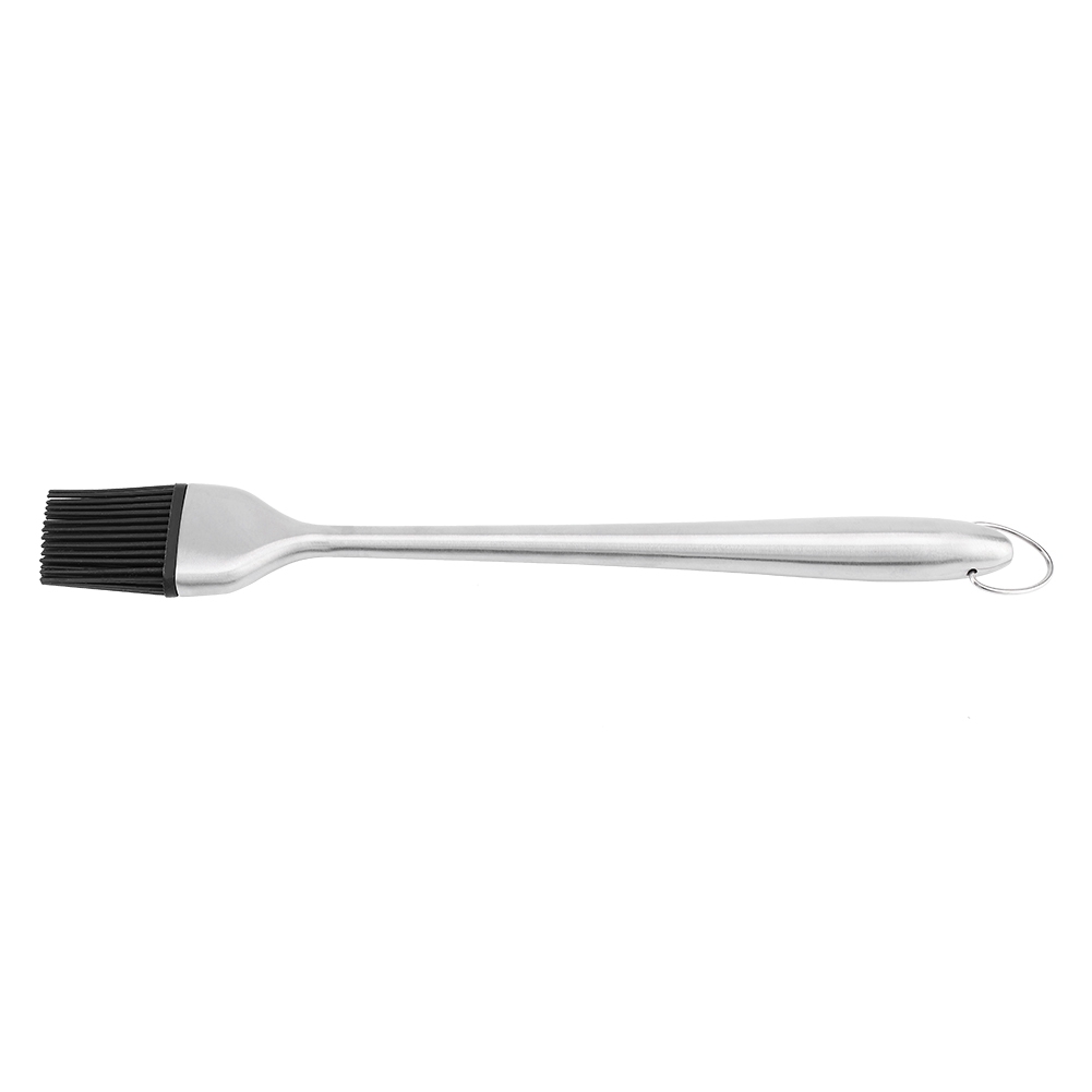 Silikonpinsel Zum Grillen, Einölen, Backen Von Gebäck Und Kuchen, Mit Edelstahlgriff