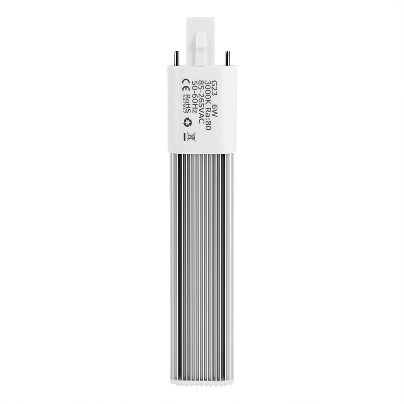6-w-led-röhre Mit 2-pin-g23-sockel, Warmweiß, Kompakte Horizontale Einbauleuchte, 2700-k-glühbirne, Ersatzbeleuchtung