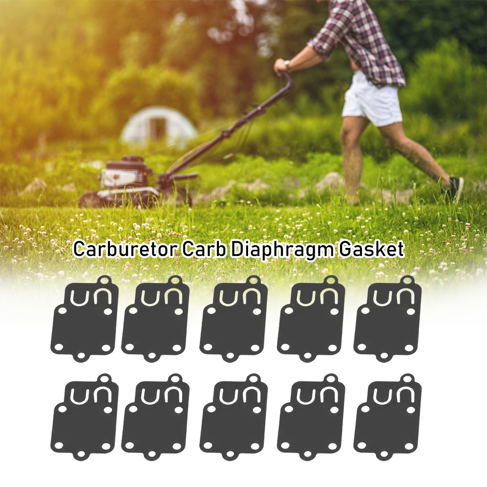 Vergasermembran Und Dichtung Für Briggs & Stratton 270026, 272538, 272538s - Packung Mit 10 Stück, Ersatzmembran, Kraftstoffdichtung, Motorkompatibel, Wartungszubehör.