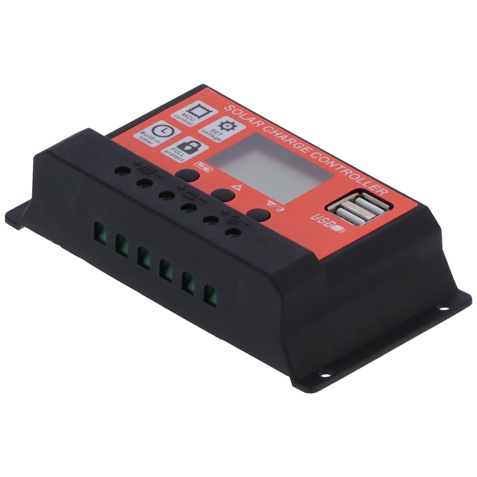 30a 12v/24v Mppt-solarladeregler, Intelligentes Lcd-display, Digitaler Batterieregler, Automatischer Solarmodulregler