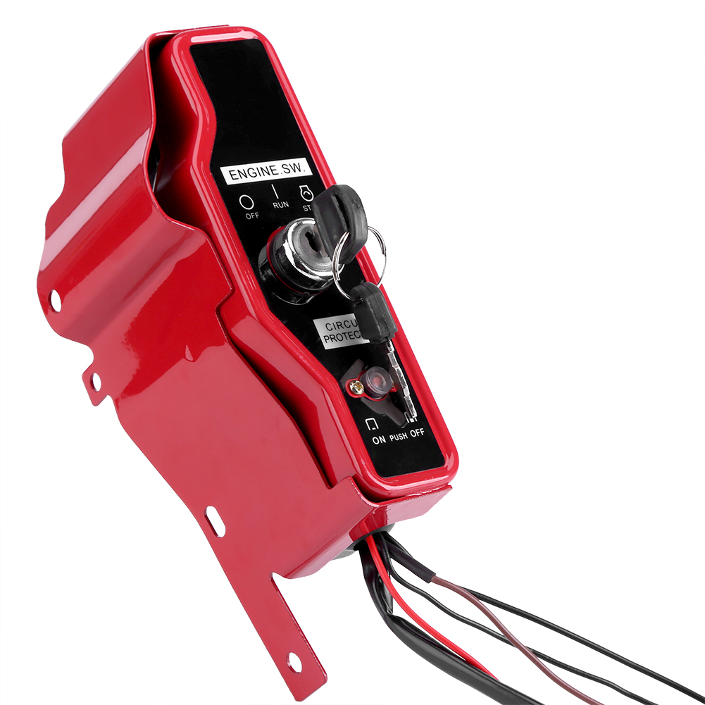 Elektrische Zündbox Mit 2 Schlüsseln Für Honda Gx390 13hp, Gx340 11hp, 168f, Gx160 Benzinmotor - Anlasserschalter, Kompatibles Ersatzteil.