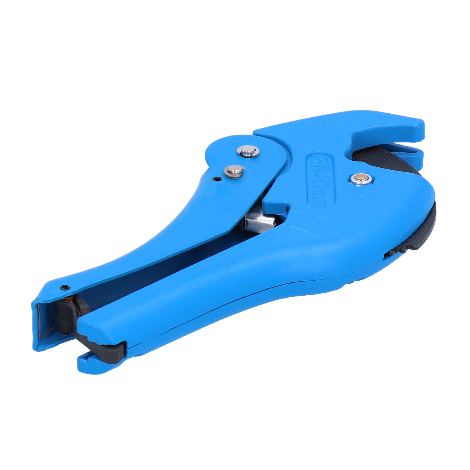 Pvc-rohrschneider Mit Ratschenmechanismus Und Schlaufe, Handwerkzeug Für Rohre Und Schläuche, Blaues Sanitärwerkzeug
