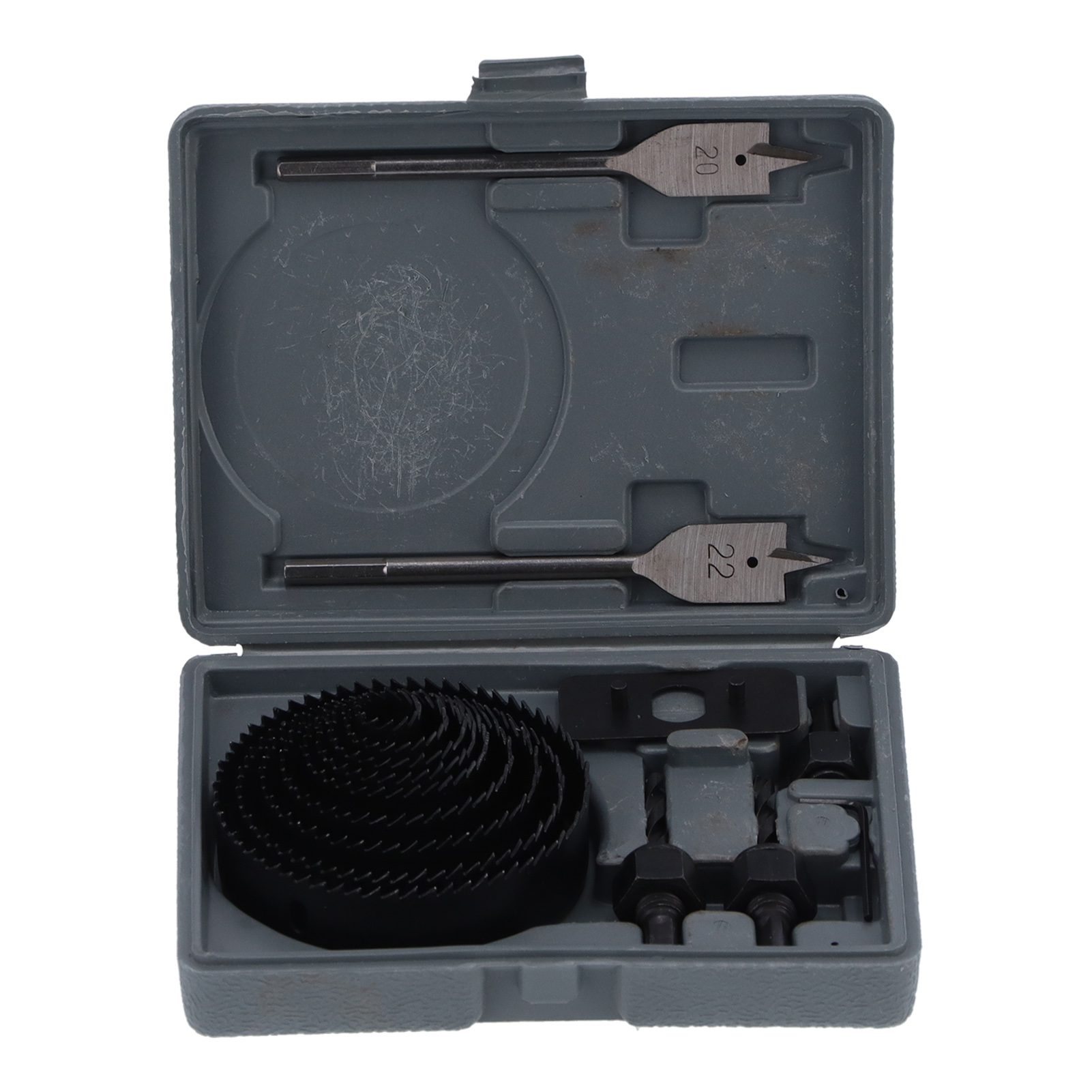Set Aus Holzlochsägen, Werkzeugen, Geschärftem Hartmetall, Verschleißfestem Präzisionsschneider, Langlebigem Bohrer, Professionellem Set.