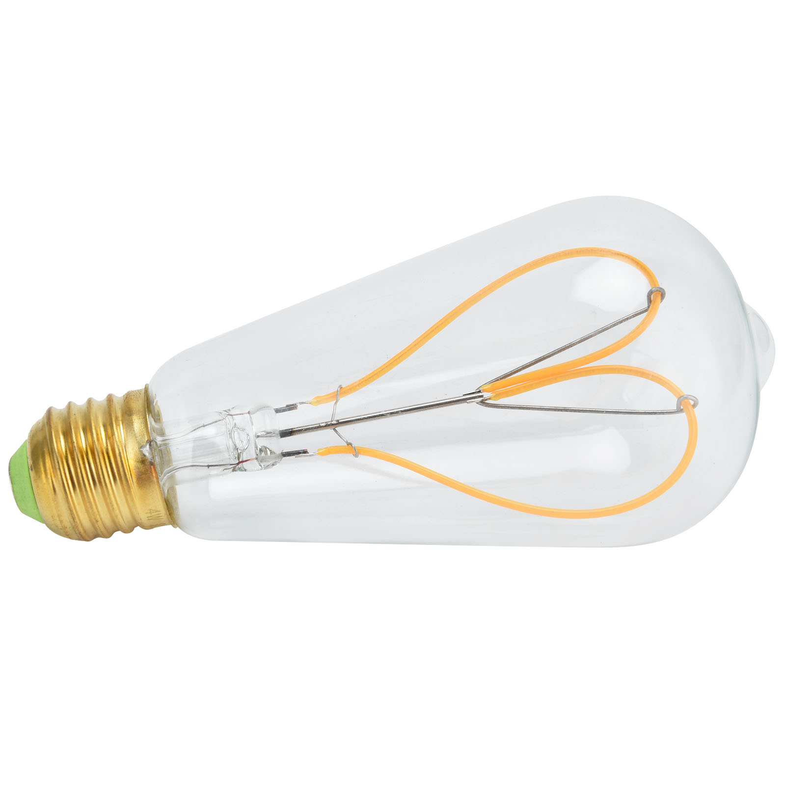 E27 4w Vintage-led-glühbirne Mit Spiralfaden, Warmweißes Licht, 220v, Klare Glühbirne Mit Einstellbarer Helligkeit, Hohe Lichtdurchlässigkeit, Retro-dekoration