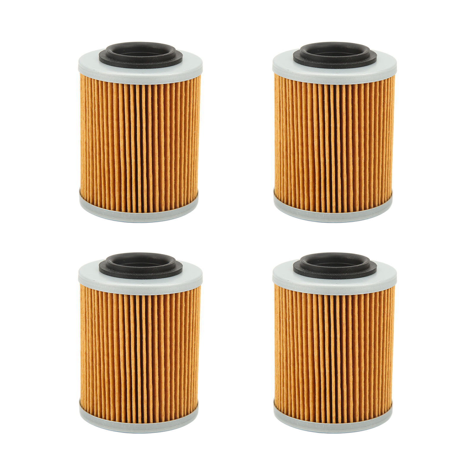 4-teiliger Ölfiltersatz 420256188 Kn152 Hf152 Ersatzteil Kompatibel Mit Can-am 330 400 450 500 2003-2017
