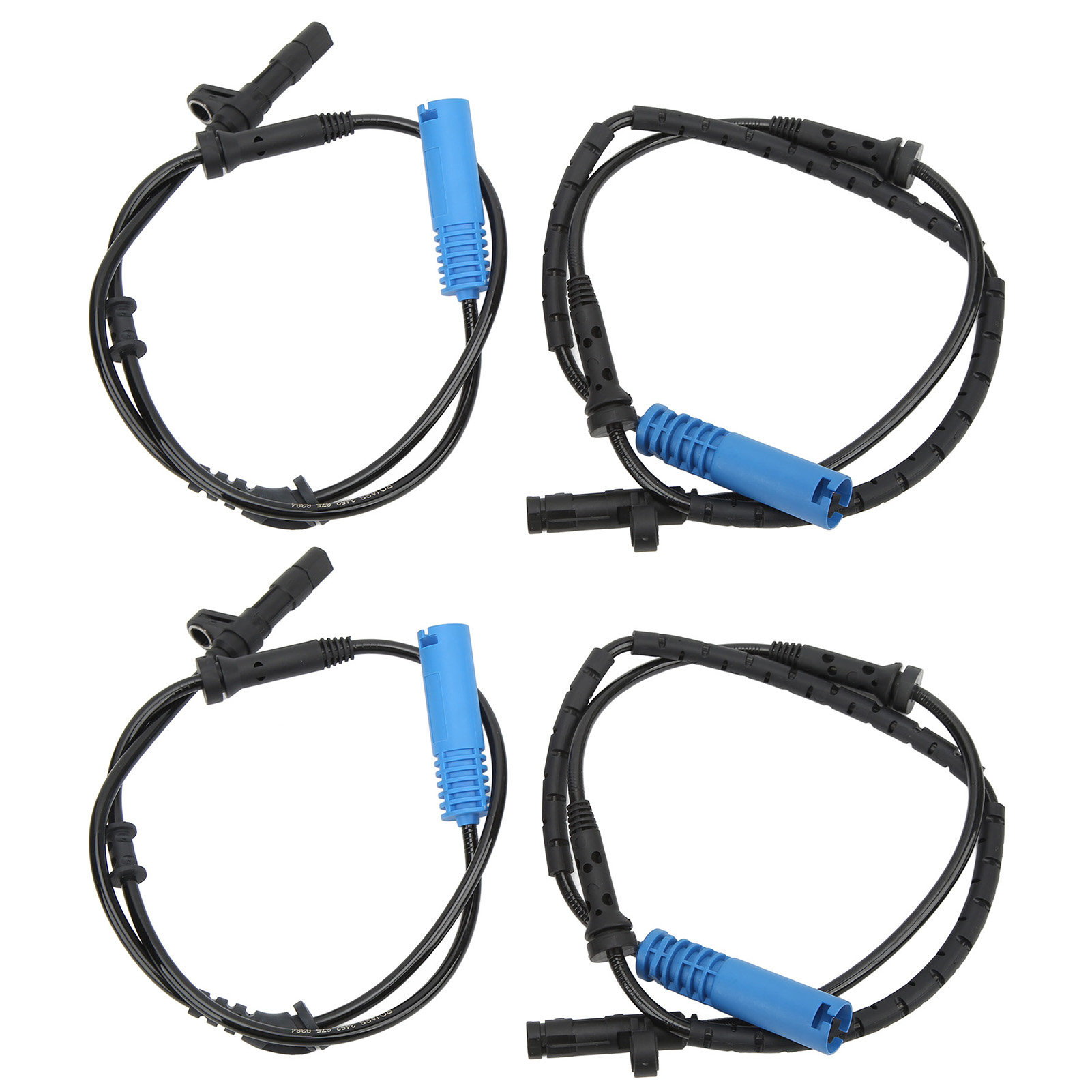Abs-raddrehzahlsensor, 4 Stück, Vorne/hinten, Links/rechts, Ersatzteil Kompatibel Mit 34526756384