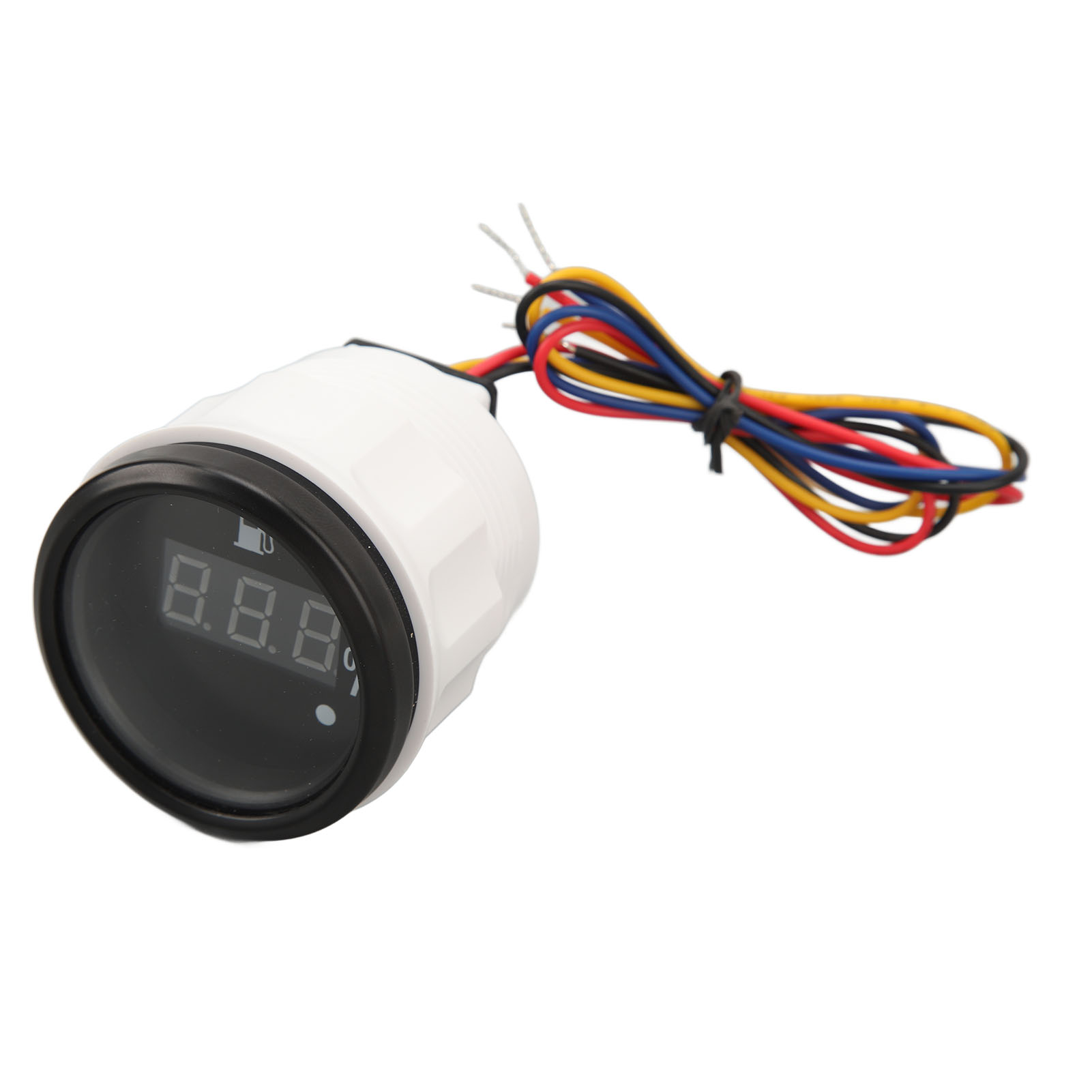 Digitale Kraftstoffstandanzeige 52 Mm Dc 9-32 V, Schwarzes Zifferblatt Mit Schwarzer Abdeckung, Für Wohnmobile, Yachten Und Fischerboote.