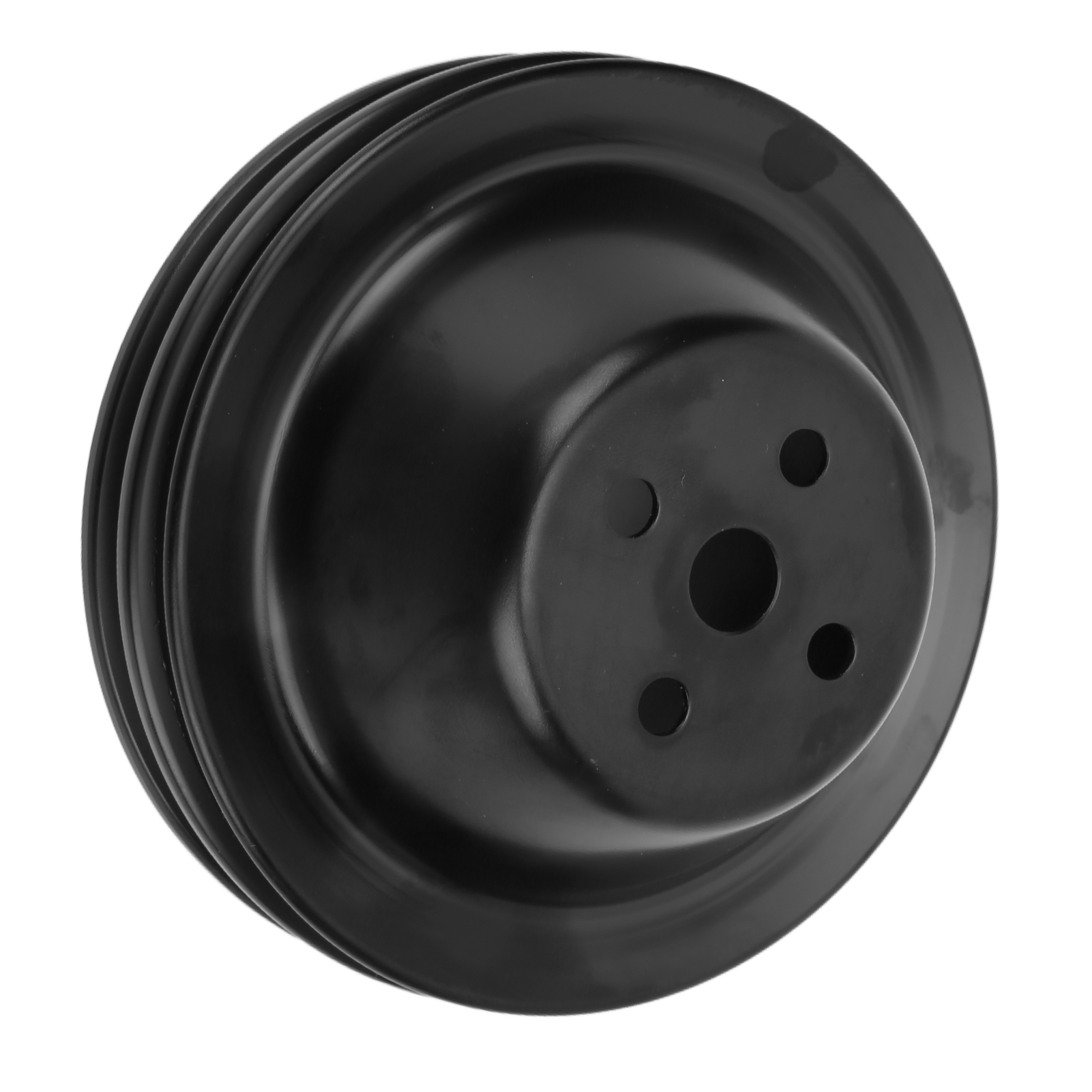 Kurze Doppelrillen-wasserpumpenriemenscheibe Für Chevrolet Sbc 262 327 400, Direkter Ersatz, Hochbelastbarer Stahl, Kompatibel Mit V8-motoren.