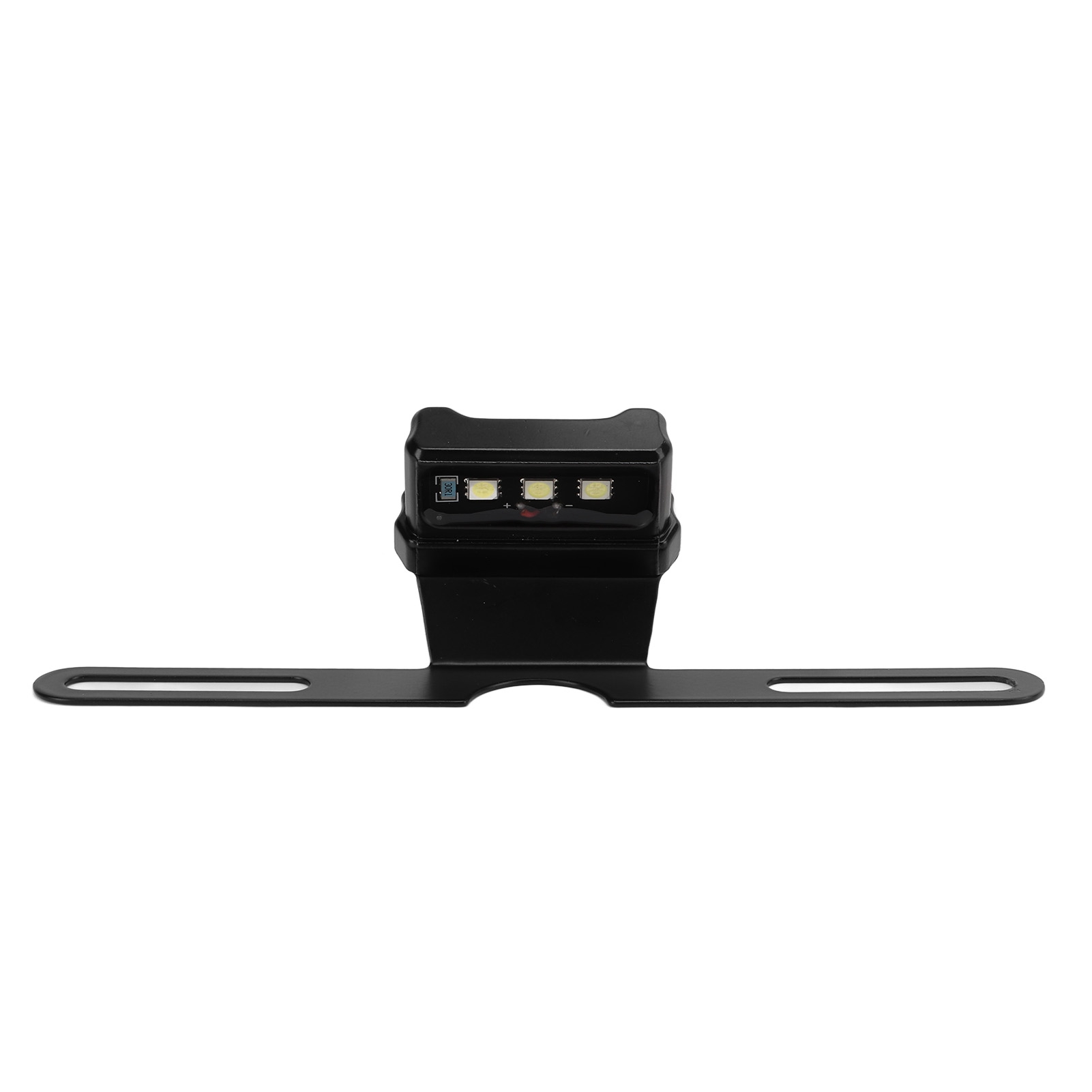 Blaue Led-motorradkennzeichenhalterung Mit Universalhalterung Für Auto, Lkw, Wohnwagen, Anhänger, 12 V, Schwarzes Gehäuse