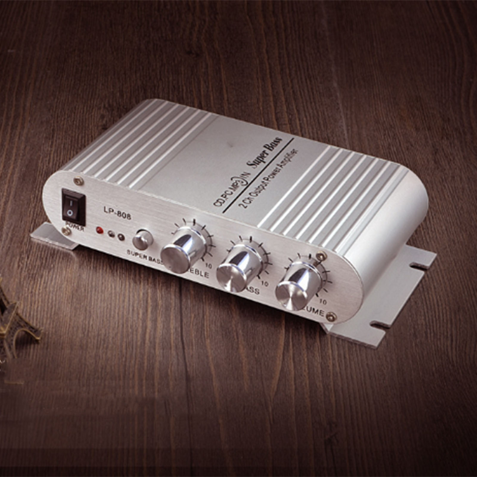 Digitaler Stereo-auto-leistungsverstärker, Höhen-, Bass- Und Lautstärkeregelung, Hohe Empfindlichkeit, 2-kanal-auto-audioverstärker.