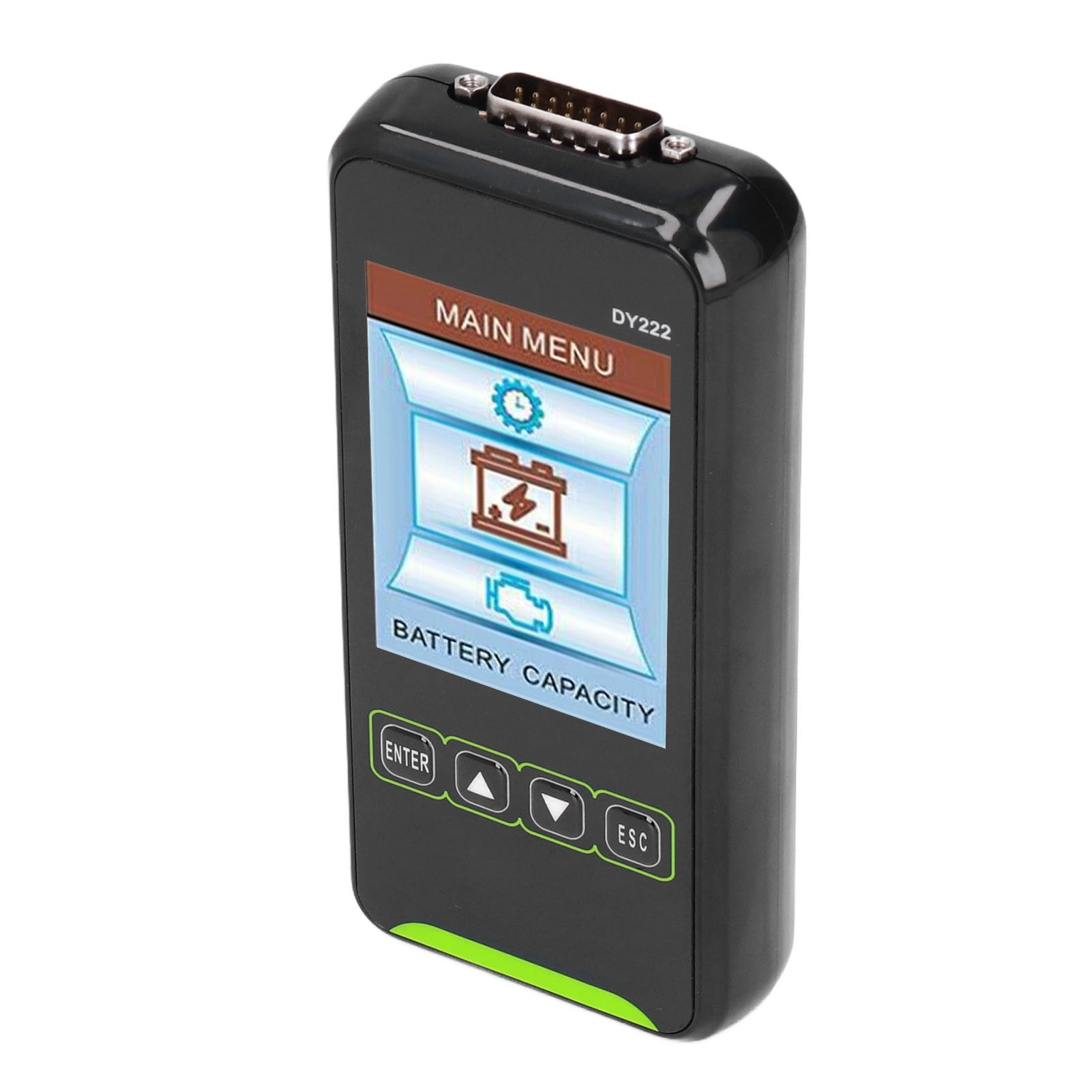 12v/24v-autobatterietester Mit Hochpräzisem Digitalem Lcd-display, Automatischer Kunststoffanalysator Für Fahrzeuge, 3,2 Zoll