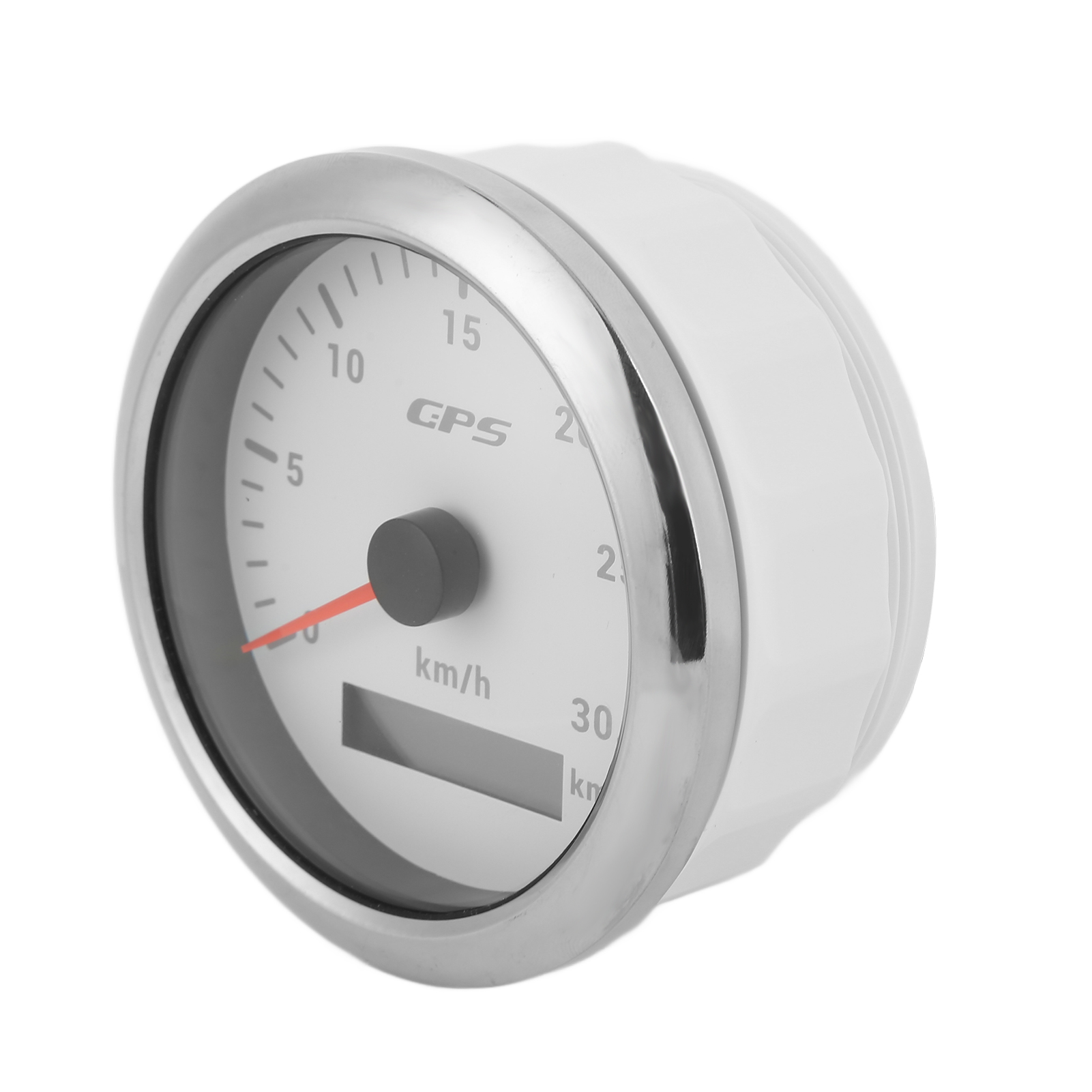 Universeller 85-mm-marine-gps-tachometer, Geschwindigkeitsanzeige Mit Kilometerzähler, 9–32 V, 7-farbige Hintergrundbeleuchtung, Für Boote, Wohnwagen, Yachten Und Autos – Weiß