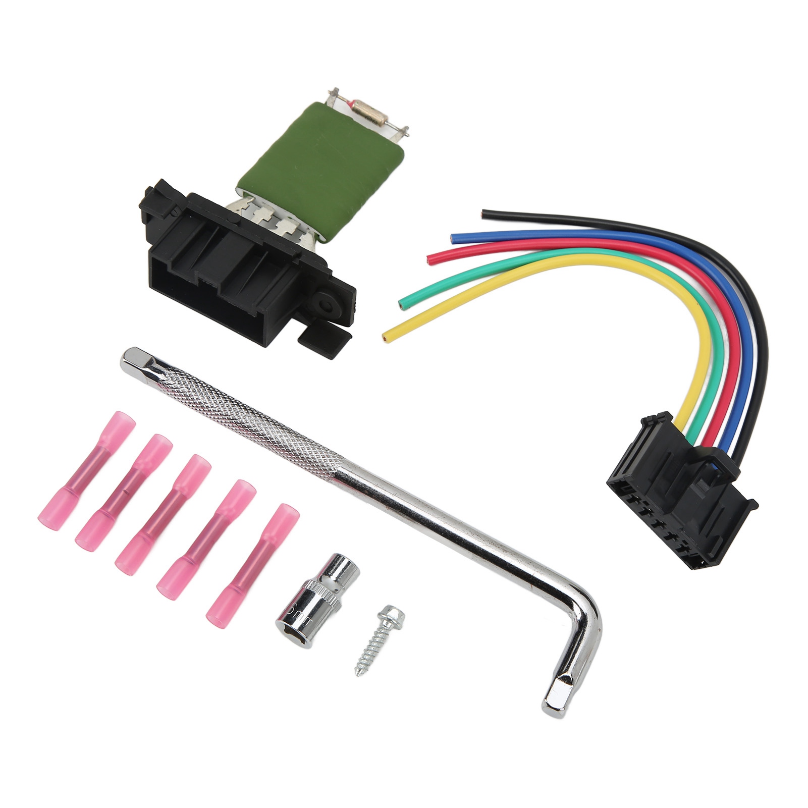Gebläsemotor-widerstandsmodul 13248240, Set Mit Kabelbaum Und Werkzeug, Kompatibel Mit Opel Adam Und Corsa D, Ersatzteil Für Heizungsgebläse