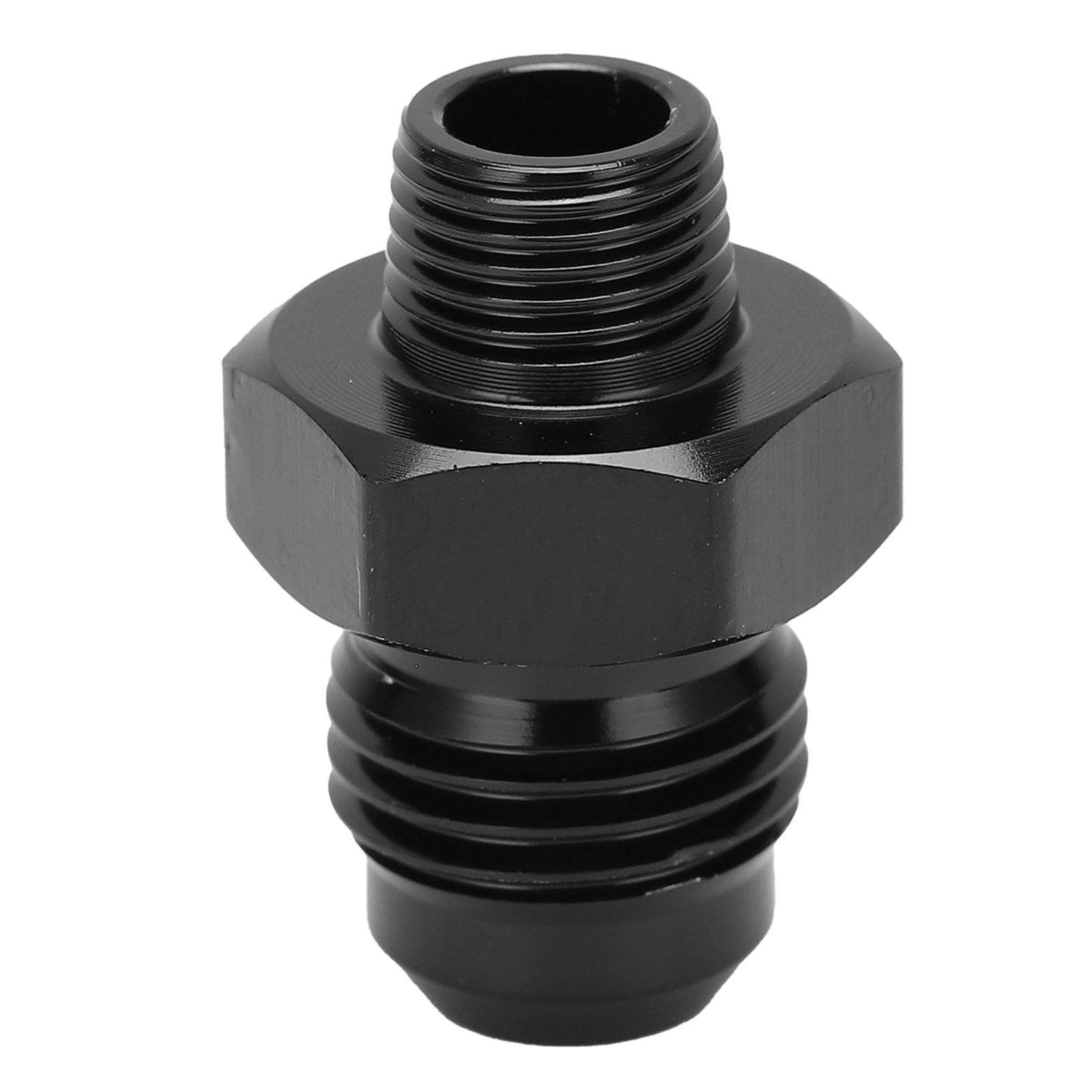 6an Auf 1/8npt Kraftstoffanschluss (gerade), Adapter Aus Schwarzem Aluminium 6061-t6, Hochleistungs-kfz-zubehör