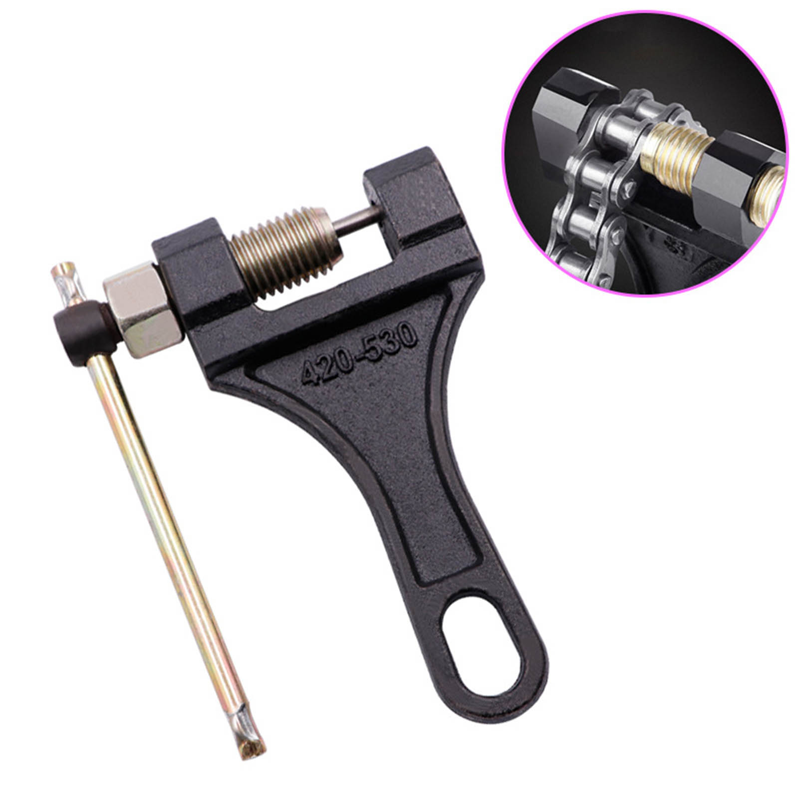 Hochleistungs-kettennieter Für Motorräder Aus Hochfestem Metall, Präzises Schneidwerkzeug Für Motorrad-, Dreirad- Und Rollerketten, Langlebiger Kettenschneider Für Die Mechanische Wartung.