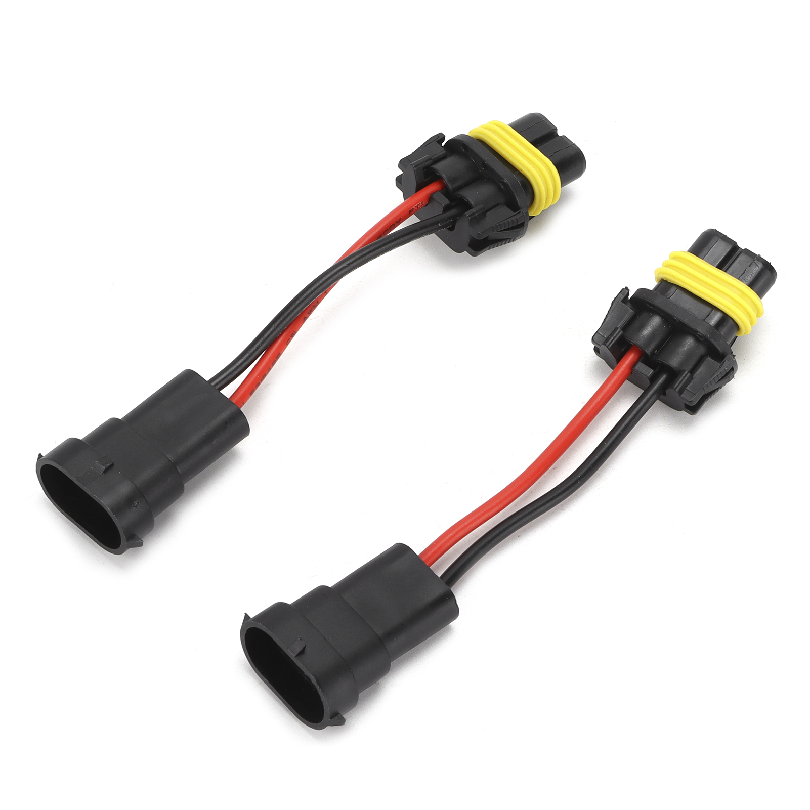 Paar H11-stecker Auf 9005/9006-buchsen-adapter Für Universelle Nebel-/abblendlichtscheinwerfer, Direktanschluss 12v-24v