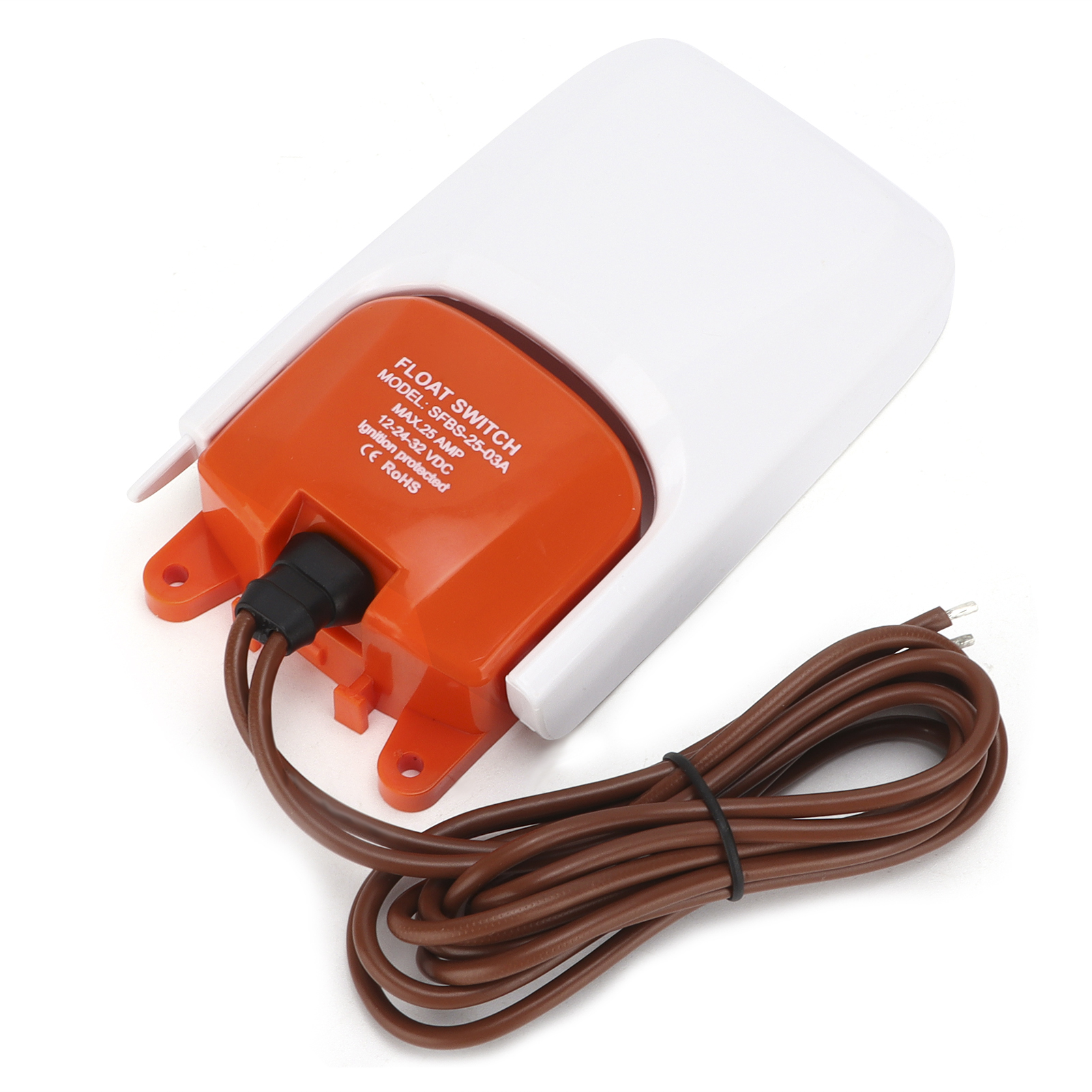 Bootsbilgepumpe Mit Schwimmerschalter, Uv-beständig Und Alterungsbeständig, Kompatibel Mit 12v 24v 32v, 25 Ampere, Automatisches Entwässerungssystem Für Boote.