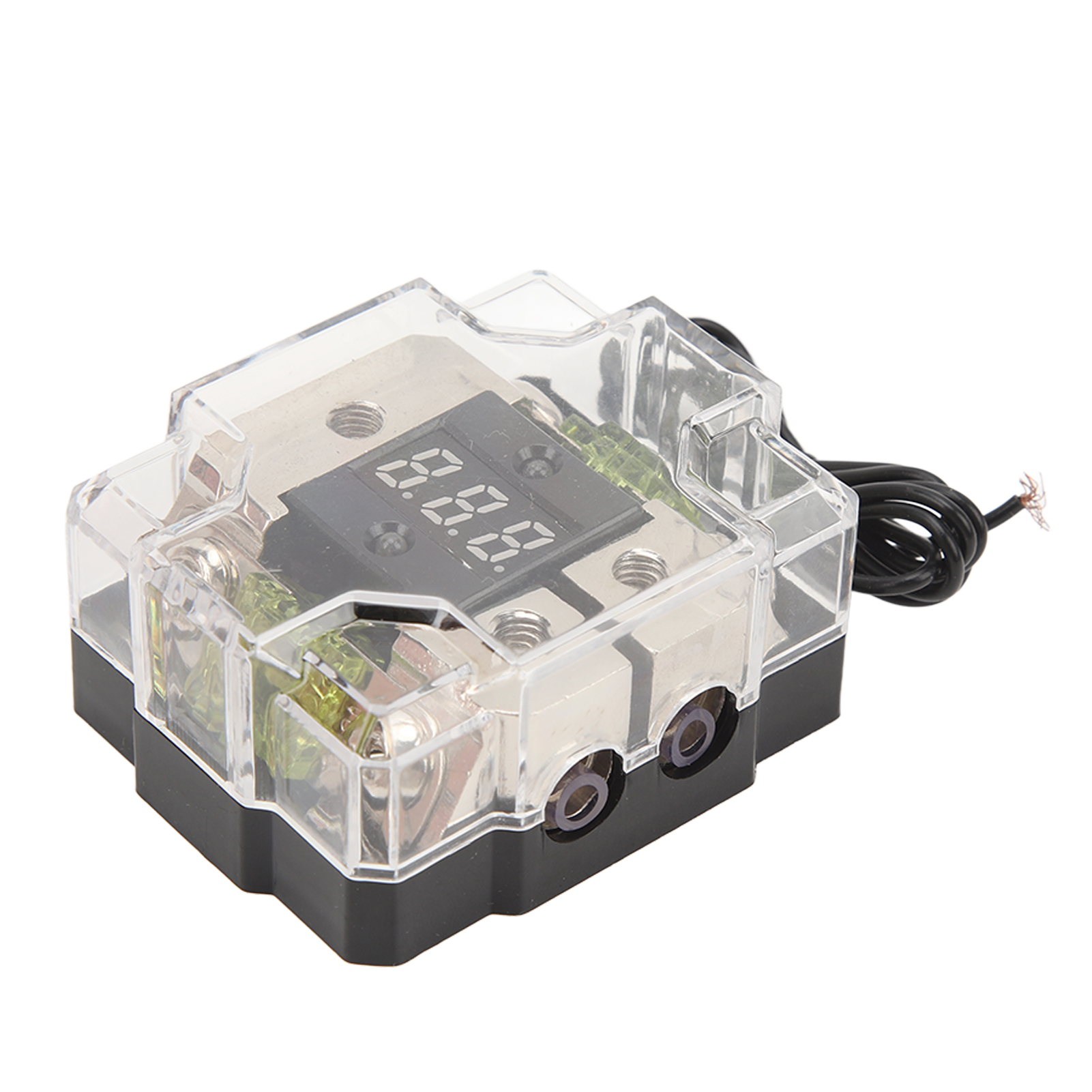 4ga-eingang, 4ga-ausgang, 100a-audio-sicherungshalter Mit Digitalanzeige, Stereo-verteilerkasten Für Auto, Boot, Yacht Und Wohnmobil