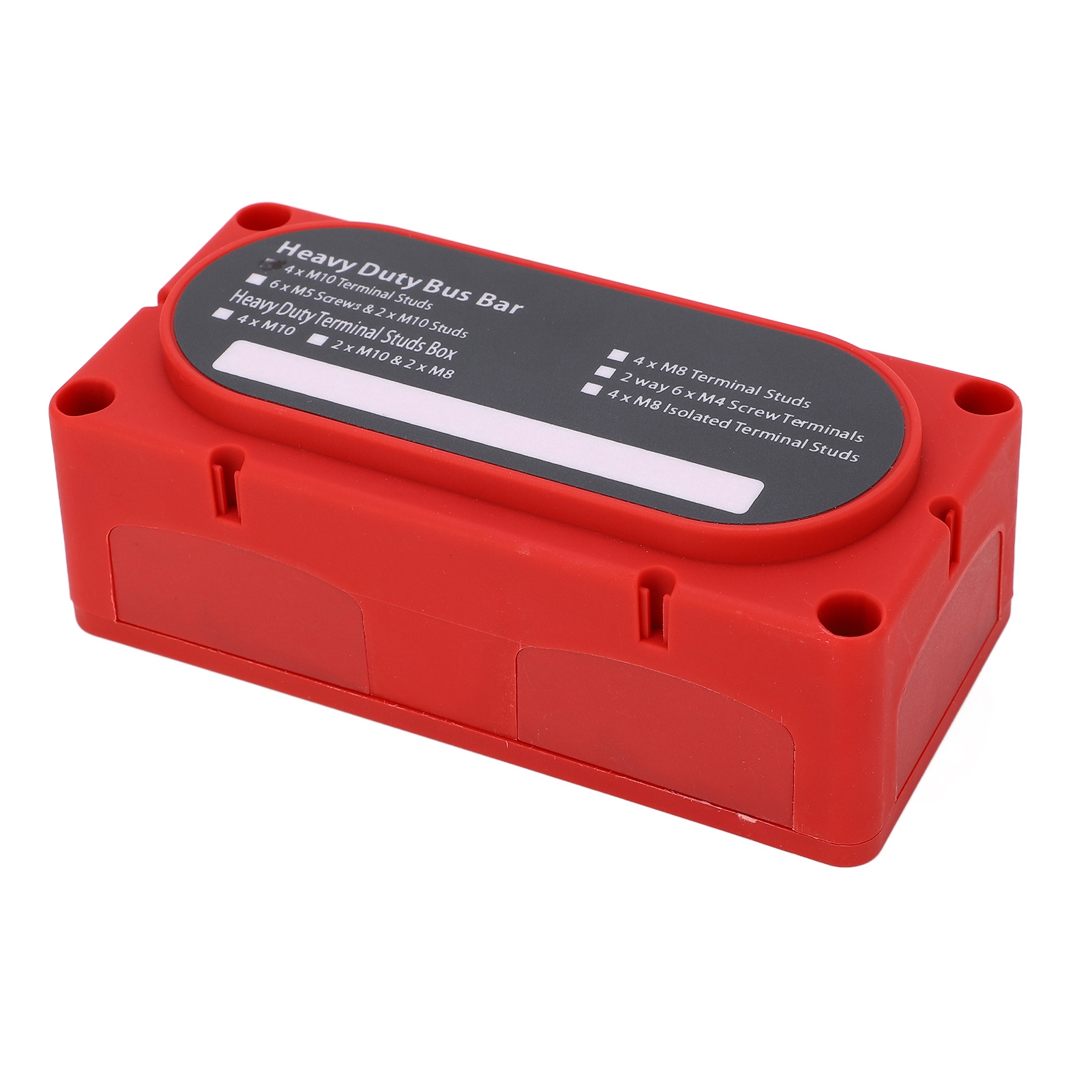 48v 300a Stromverteiler, Zweireihige M10x4-sammelschiene, Verteilerklemmenblock Für Pkw, Lkw, Wohnmobile, Boote 12-48v